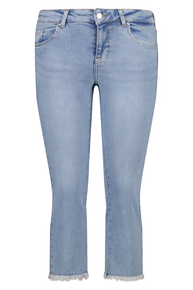 Denim-Jeans mit hoch geschnittener Taille image 1