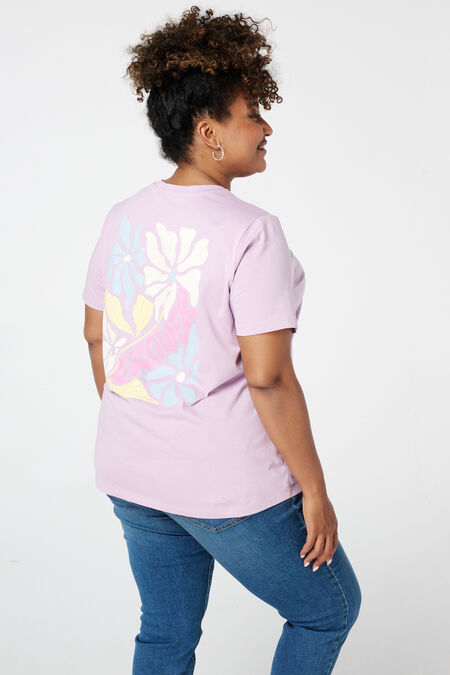 T-Shirt mit Blumendruck T-Shirt mit Blumendruck
