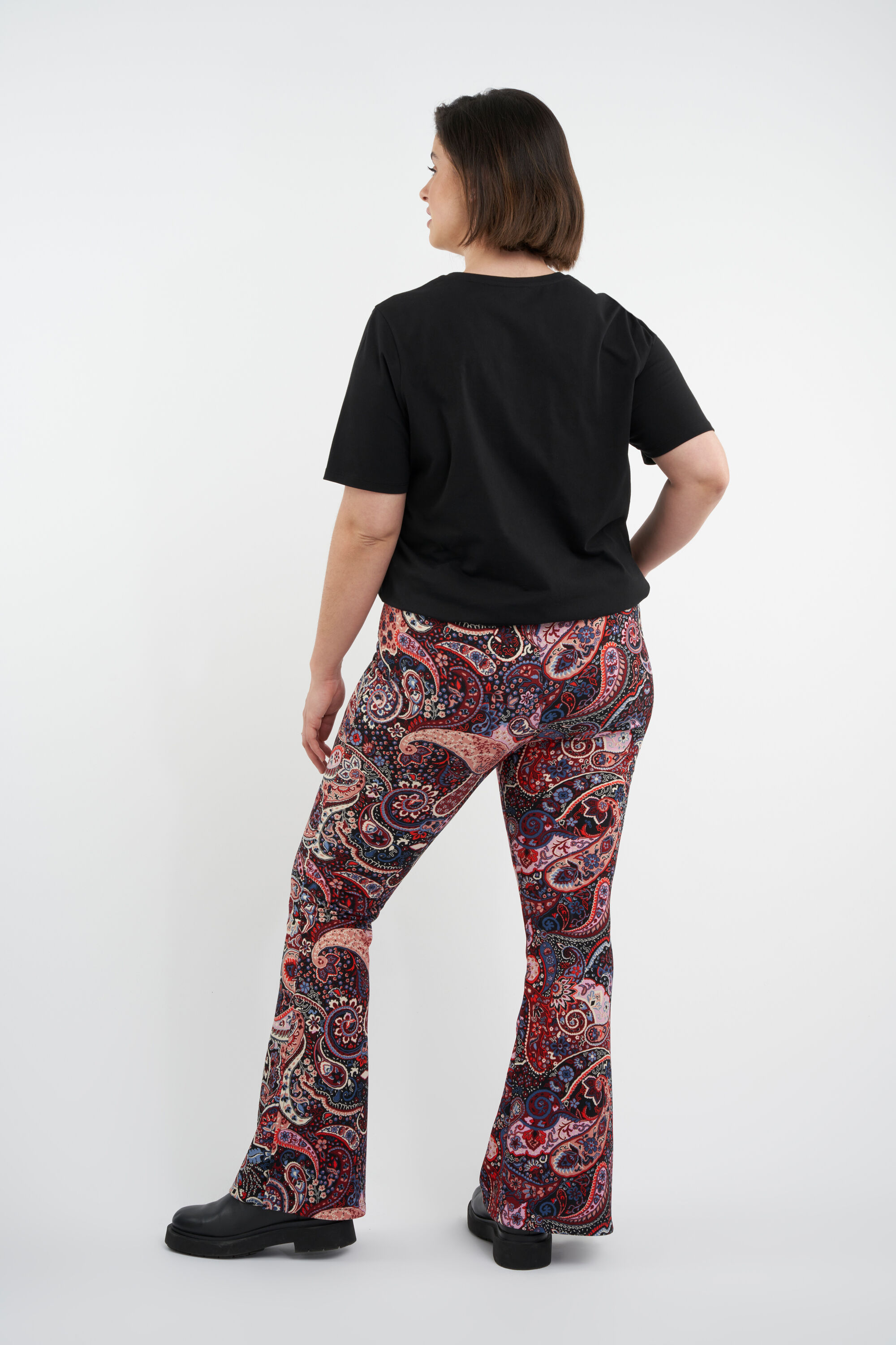 Ausgestellte Leggings mit Print  image number 3