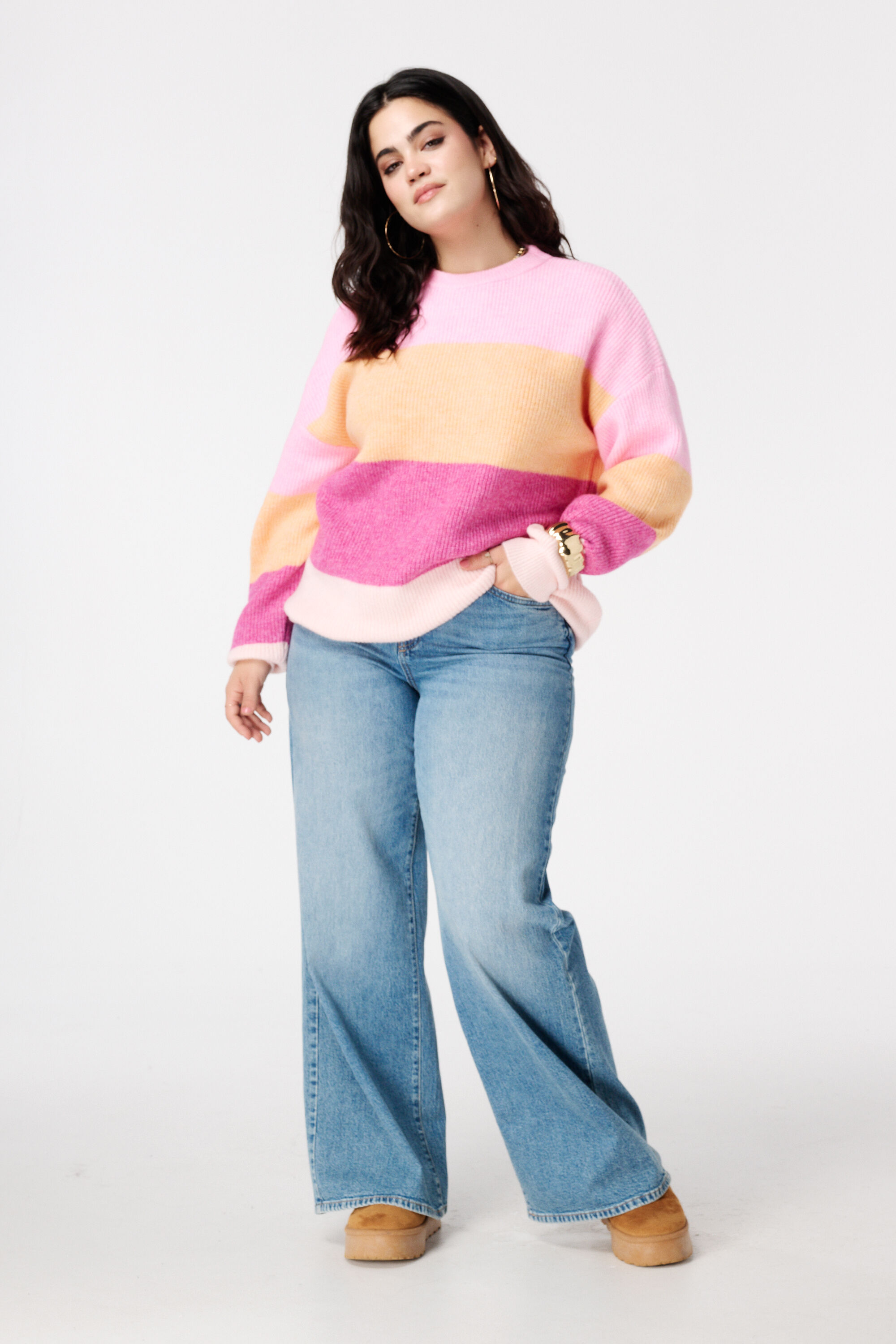 Strickpullover mit ausgestellten &Auml;rmeln image number 5