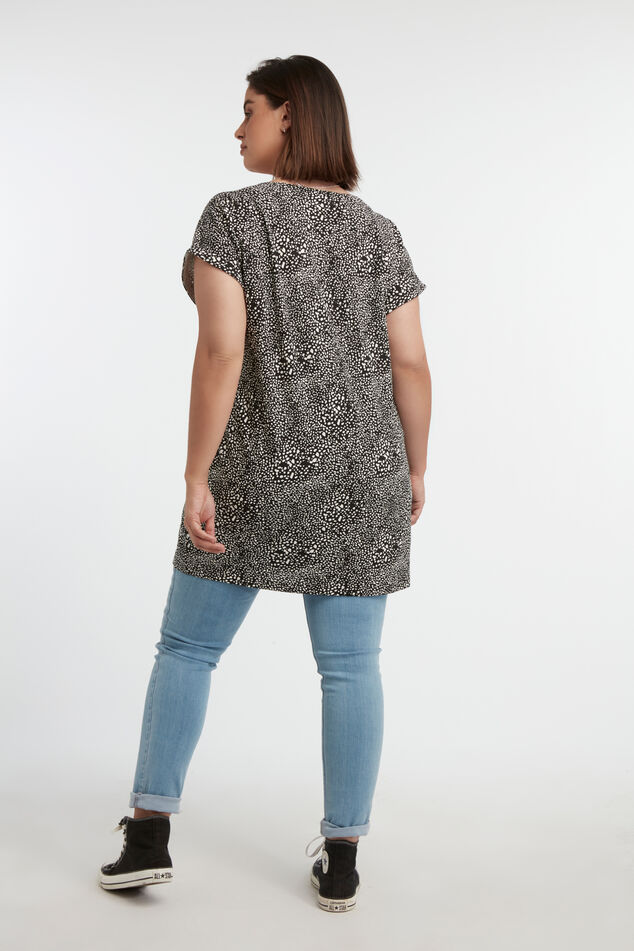 Langes T-Shirt mit Print image number 4