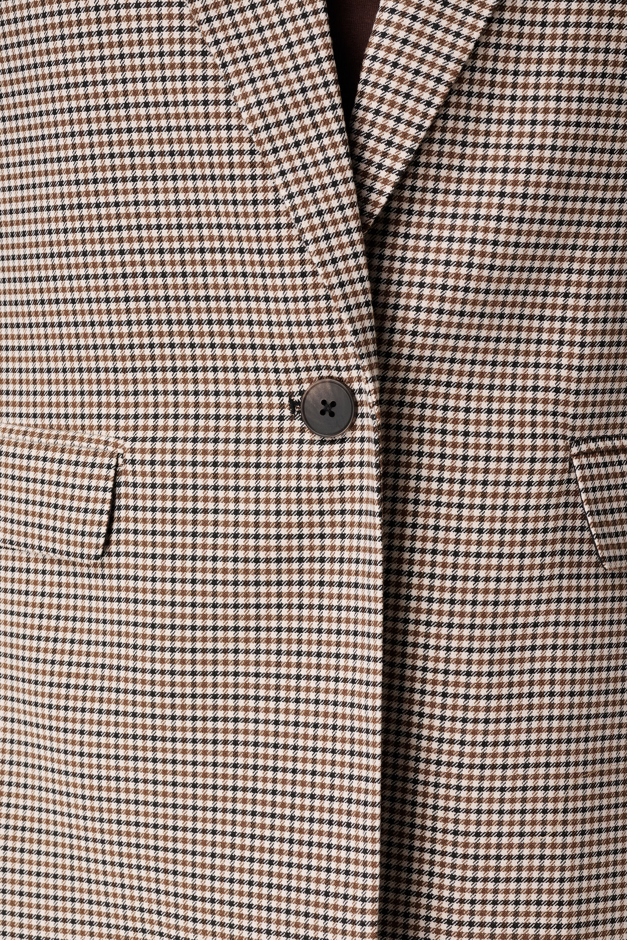 Karierter Blazer mit Knopfleiste image number 6