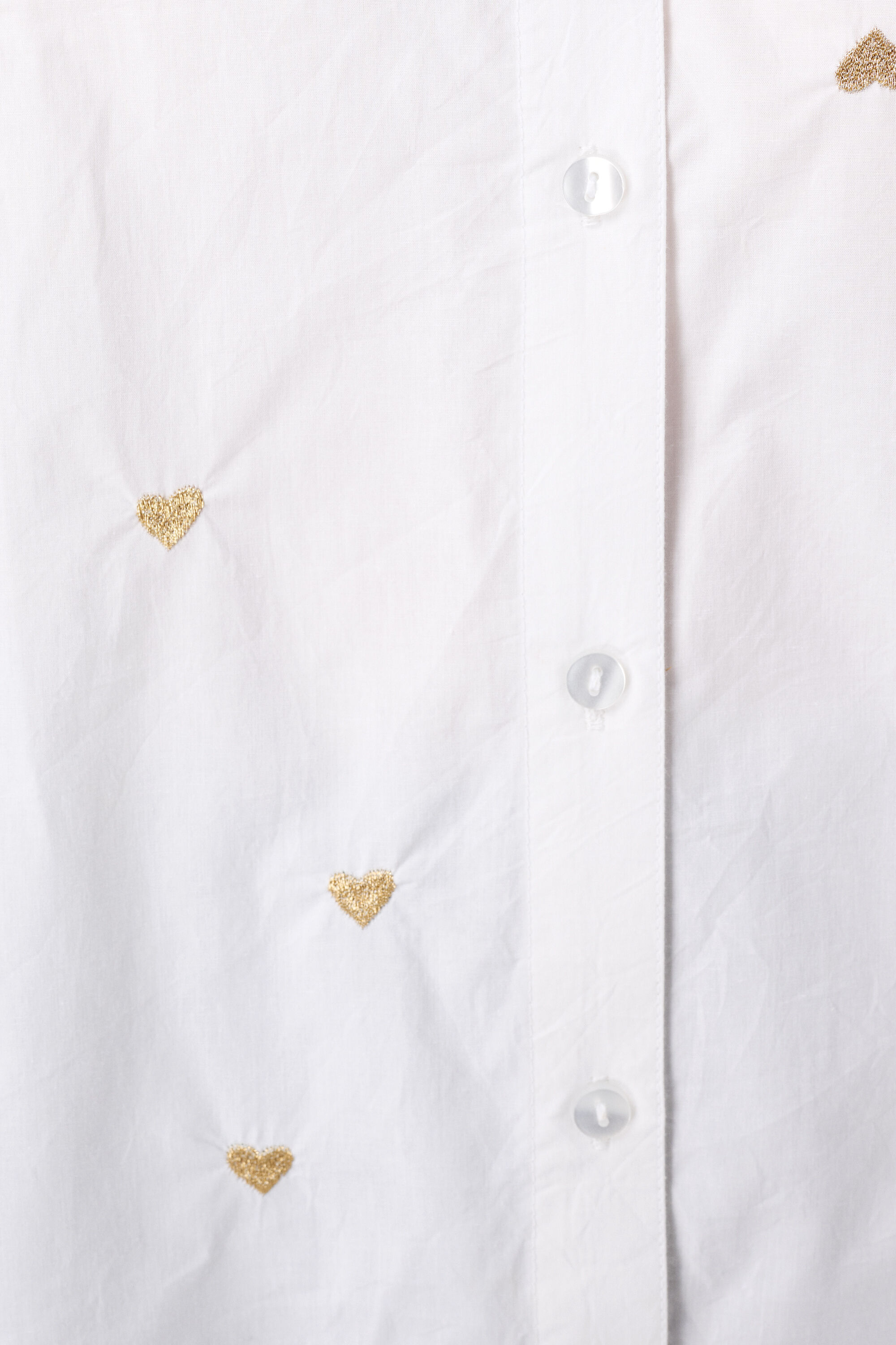 Bluse mit aufgestickten Herzen image number 6