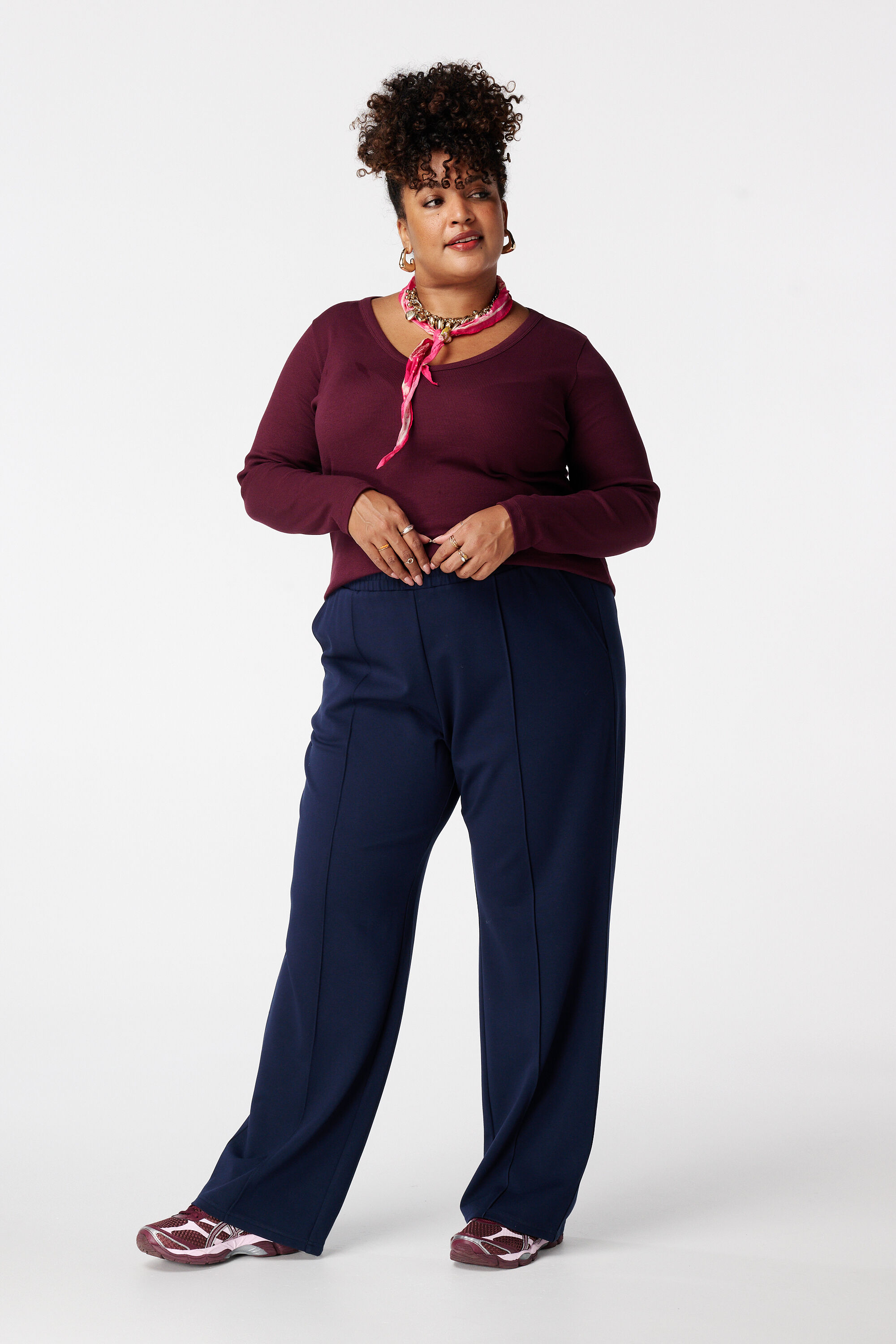 Geripptes Langarmshirt image number 5