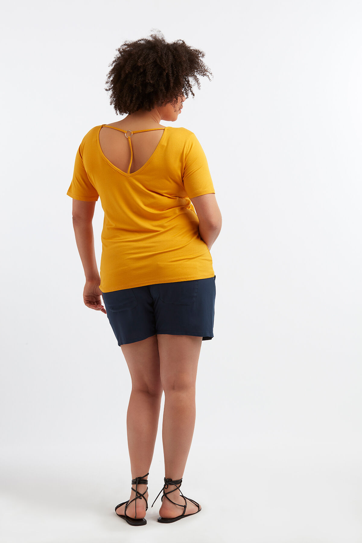 Viskose-Shorts mit Print image number 4