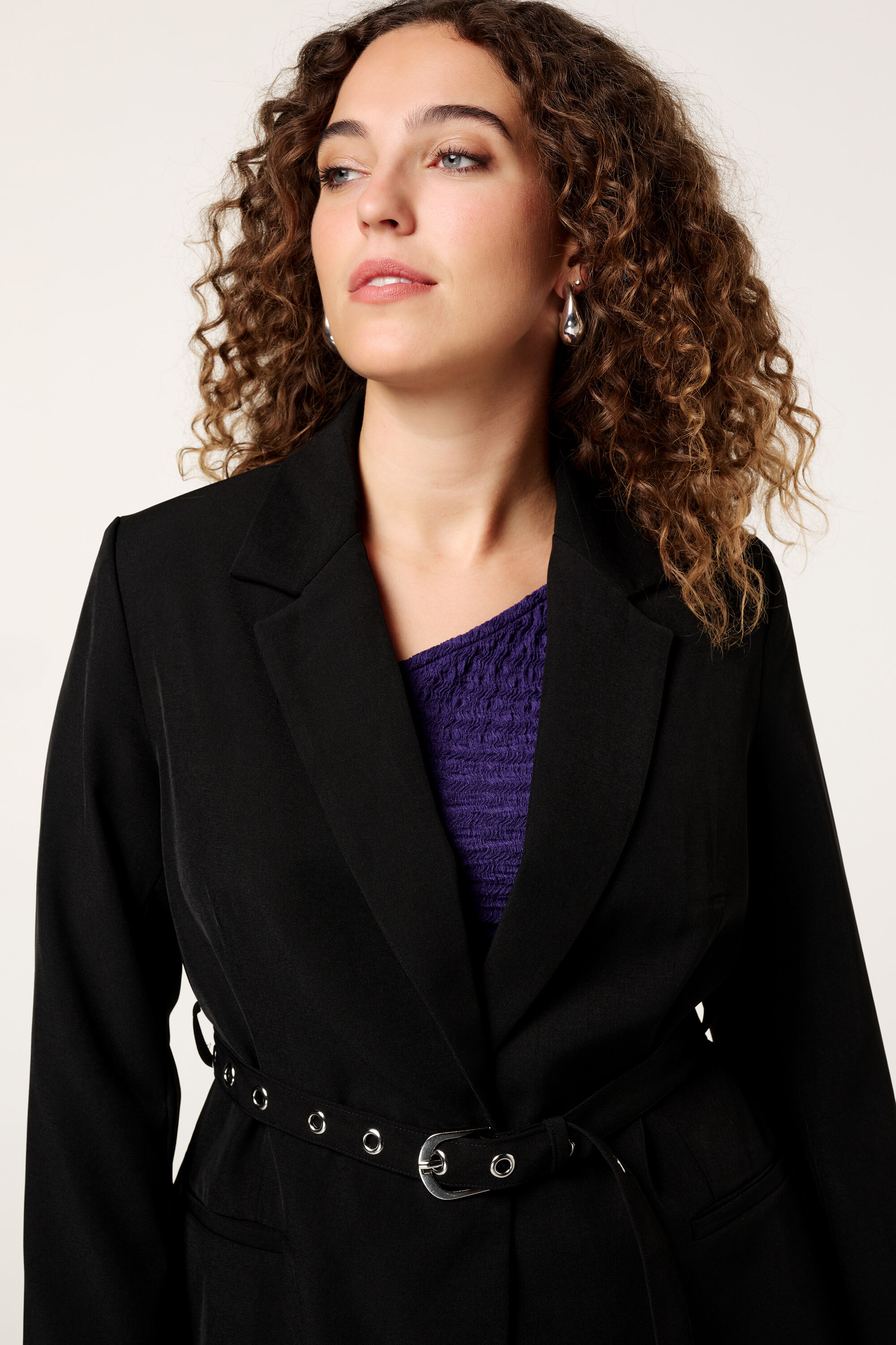 Blazer mit G&uuml;rtel image number 4