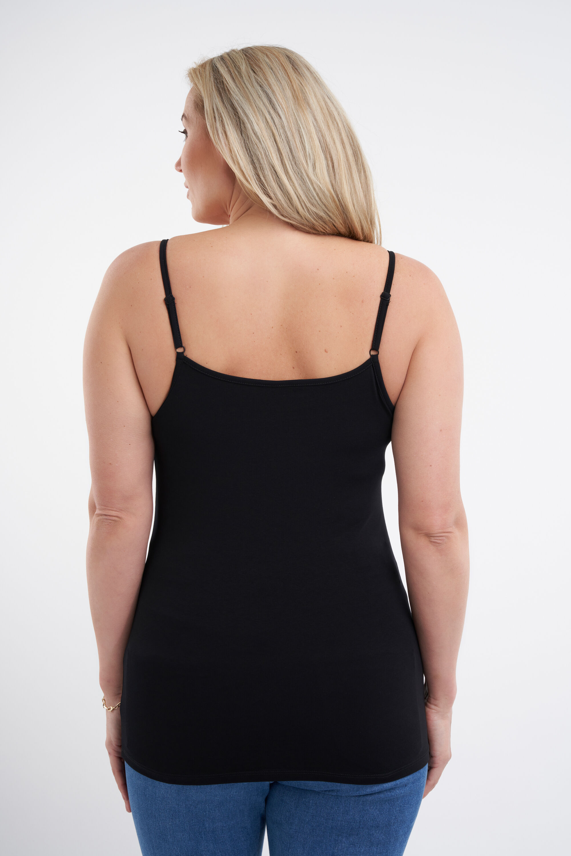 Cami-Top aus Baumwolle mit Spaghetti-Tr&auml;gern image number 3