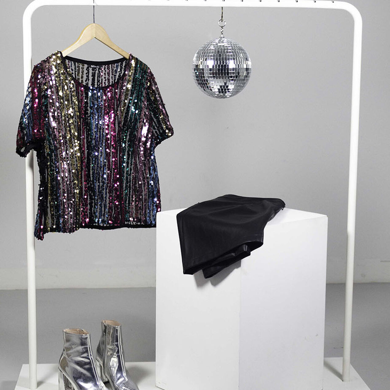 Lookbook Party Glittertop