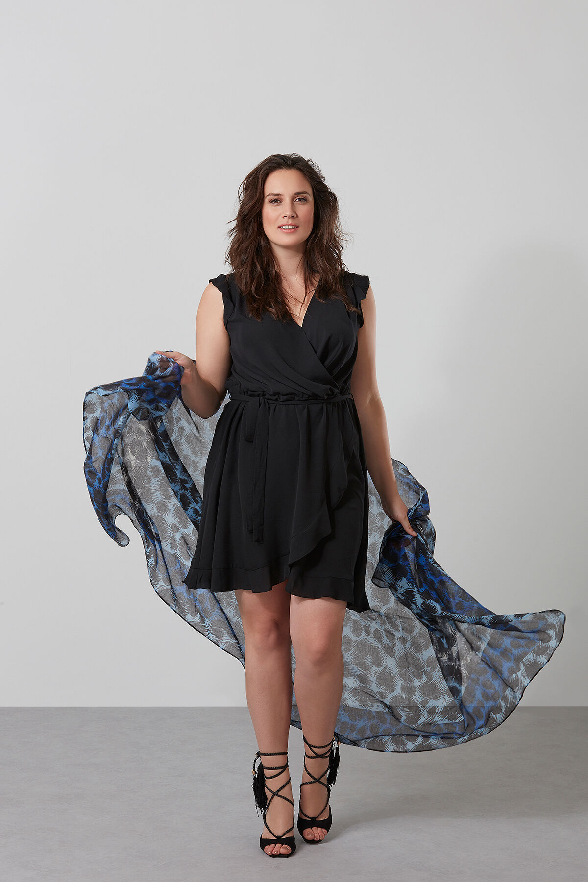 Schal mit Animal-Print image number 2