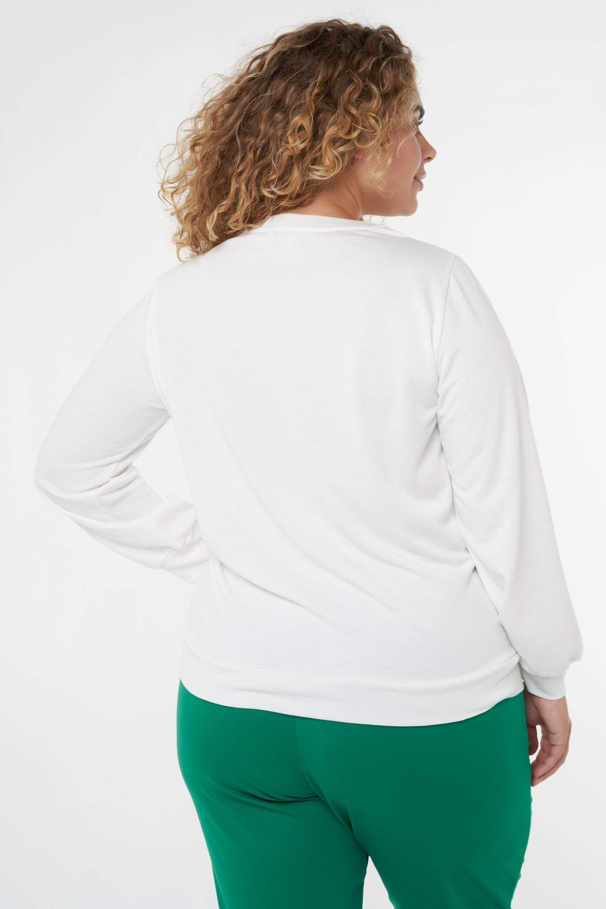 Pullover mit Text-Print image number 4