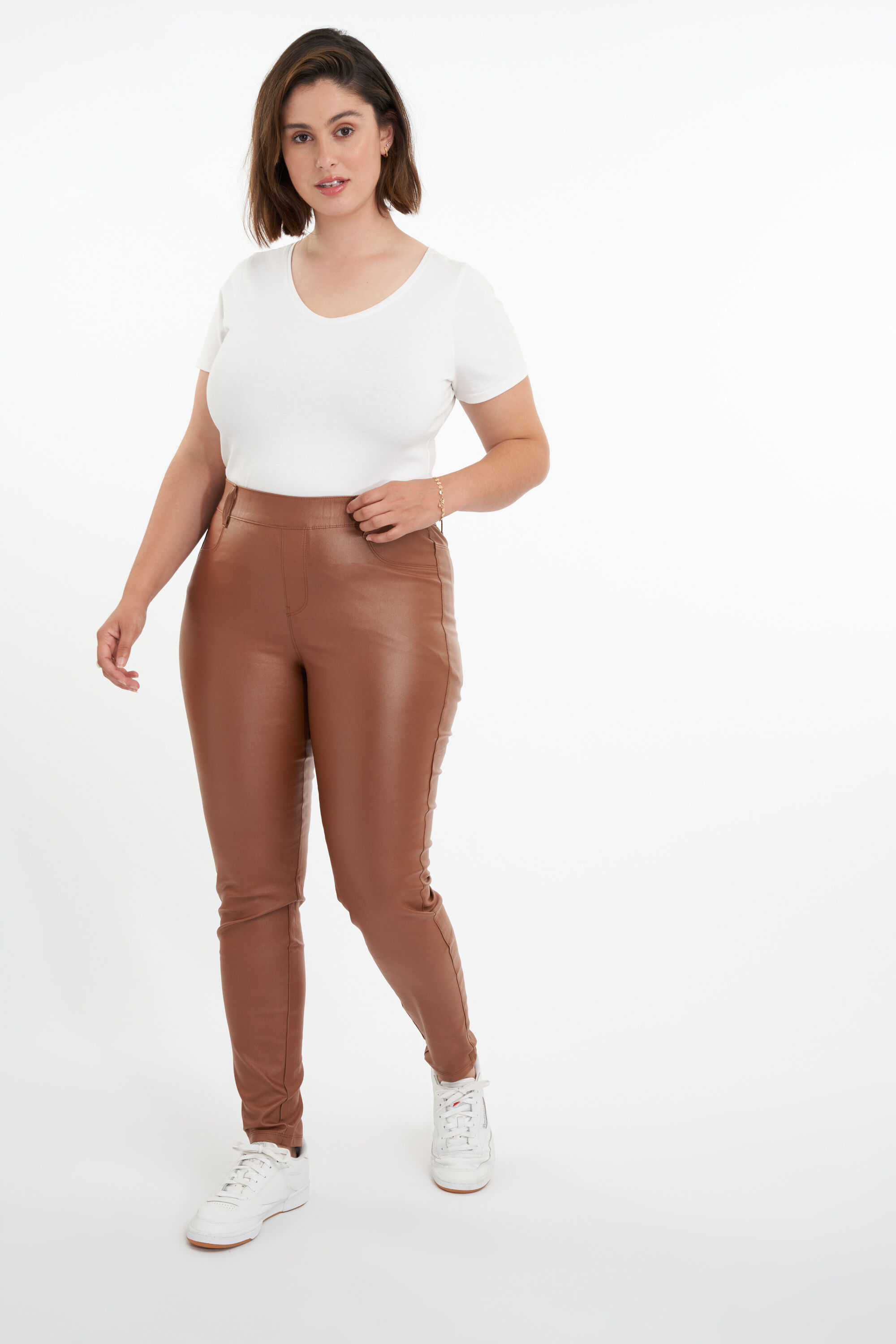 Slim fit 32 inch tregging POPPY  image number 5