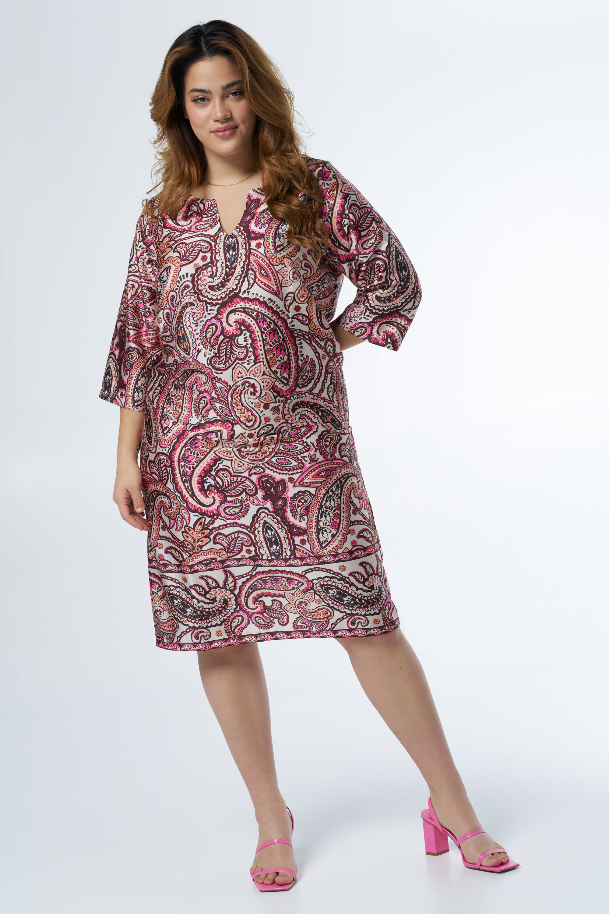 Kleid mit Paisley-Print image number 0