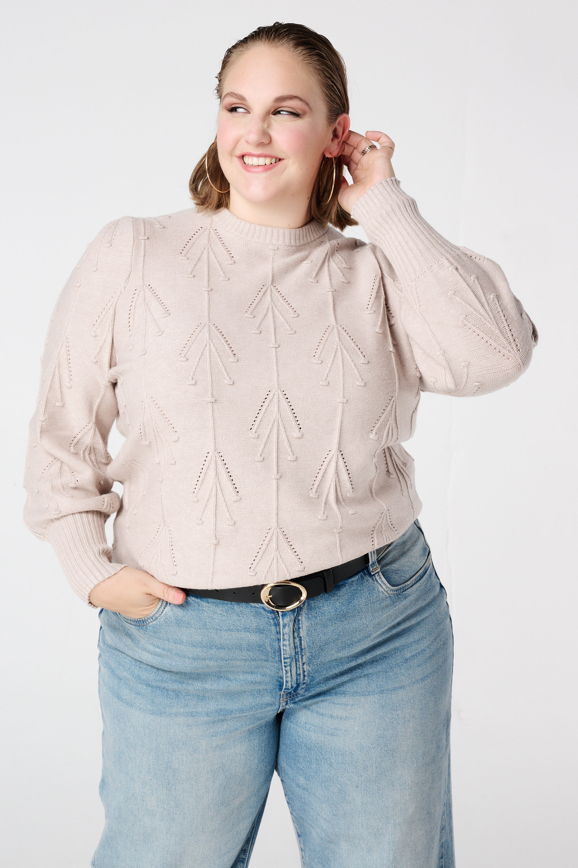 Strickpullover mit Muster