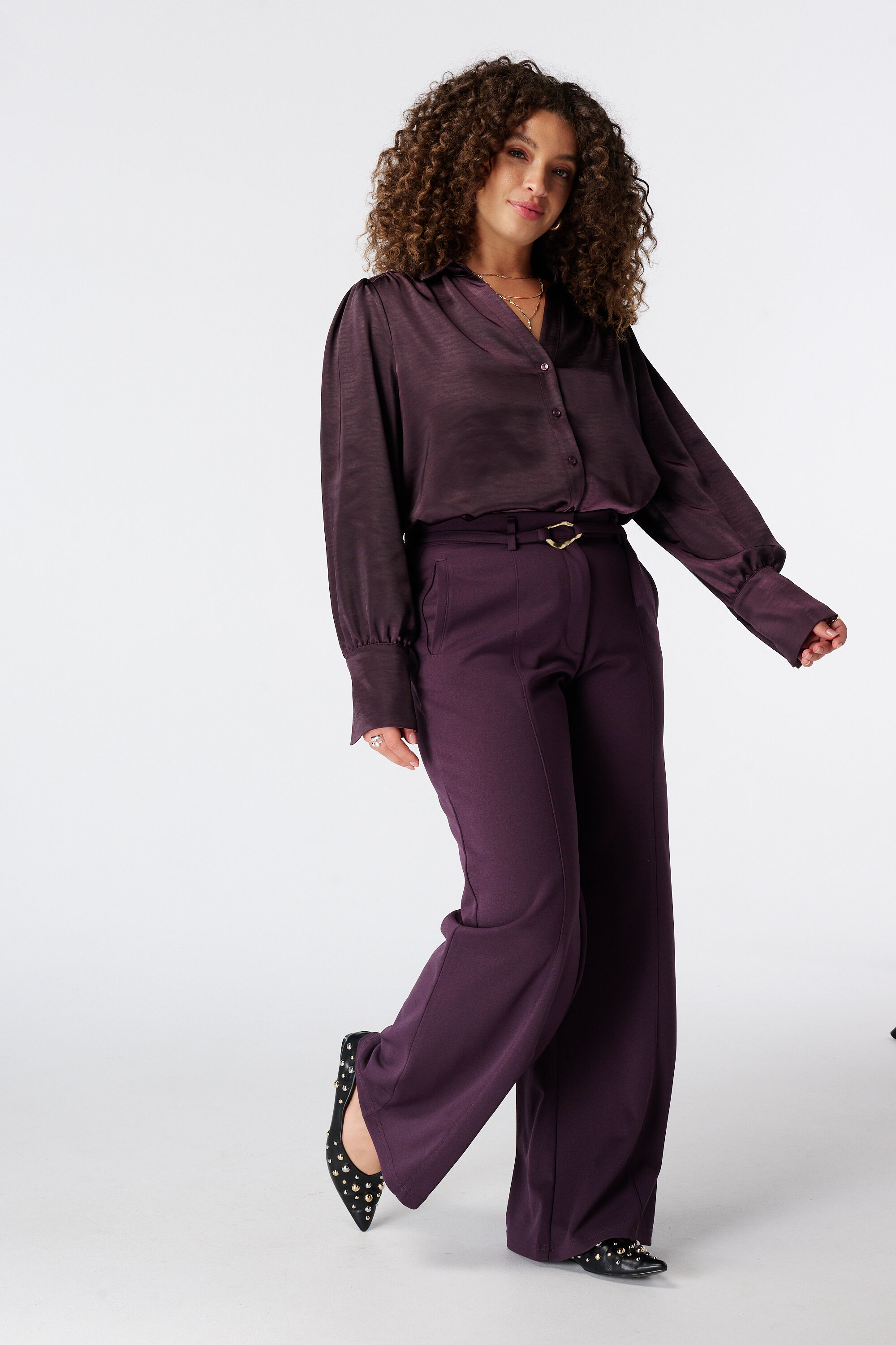 Bluse in Satinoptik image number 5