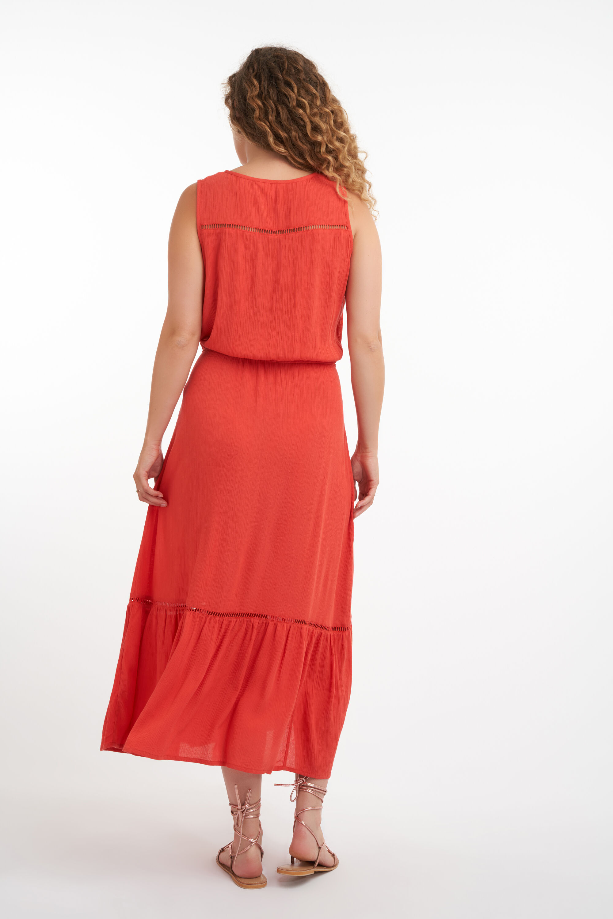 Langes Kleid mit R&uuml;sche  image number 3