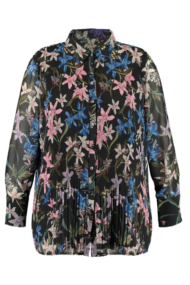 Bluse aus Plissee-Stoff image number 1