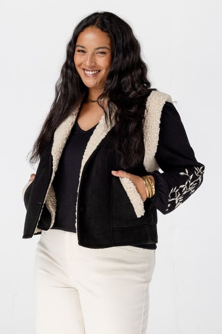 Weste mit Teddyfutter Weste mit Teddyfutter