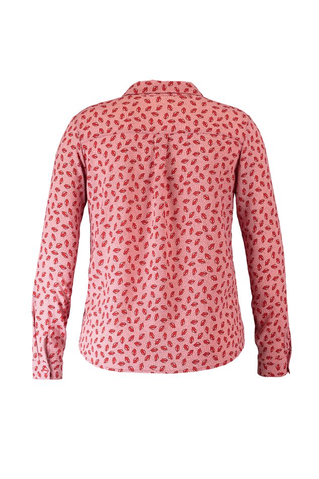 Bluse mit Lippen-Print image number 2