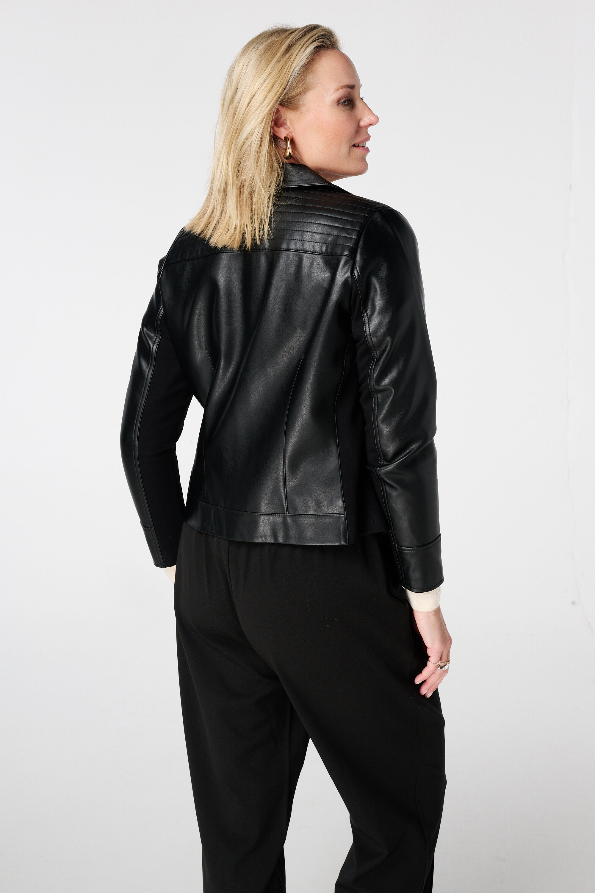 Bikerjacke aus Kunstleder image number 3