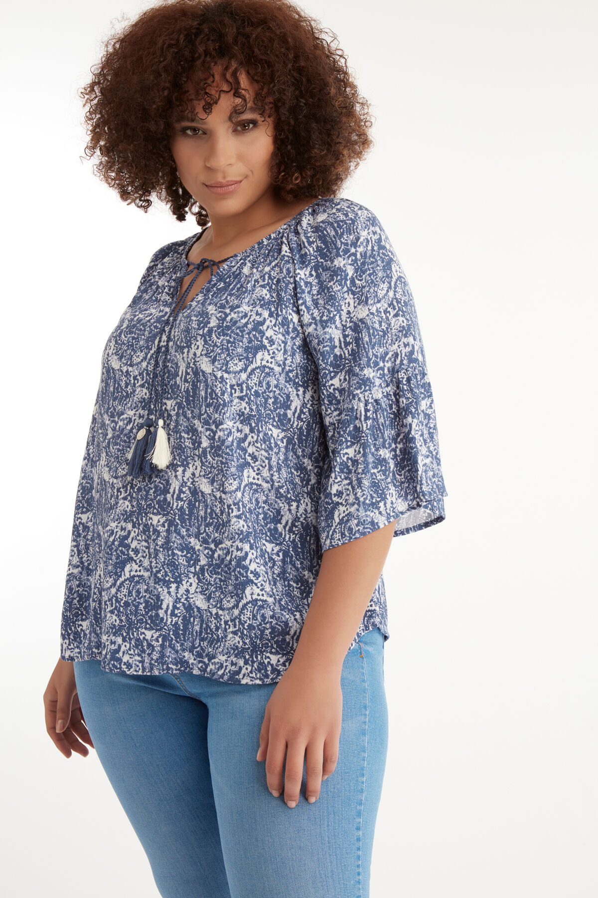 Bell-Sleeve Bluse image number 3