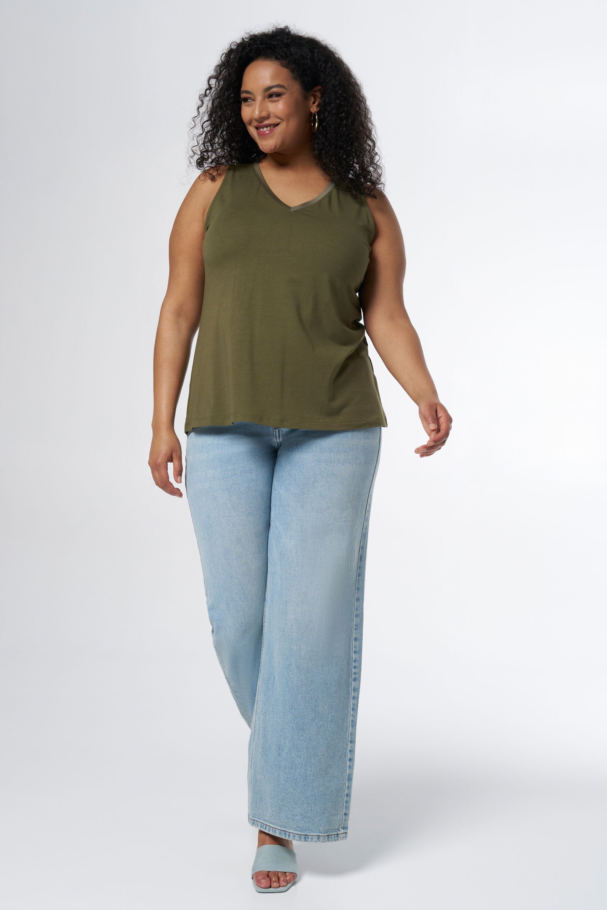 &Auml;rmelloses Top mit V-Ausschnitt image number 0