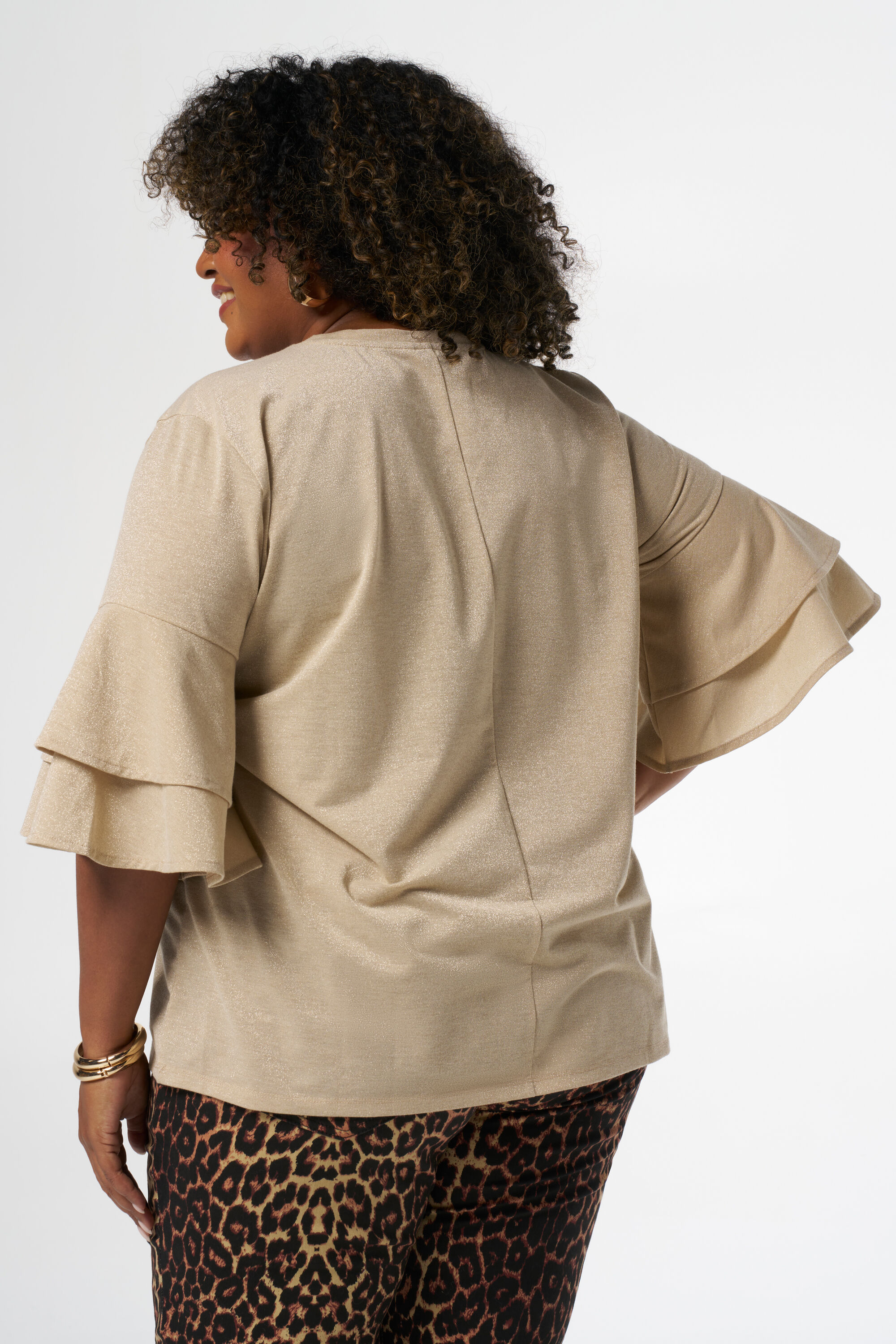 Top mit Volant&auml;rmeln image number 3