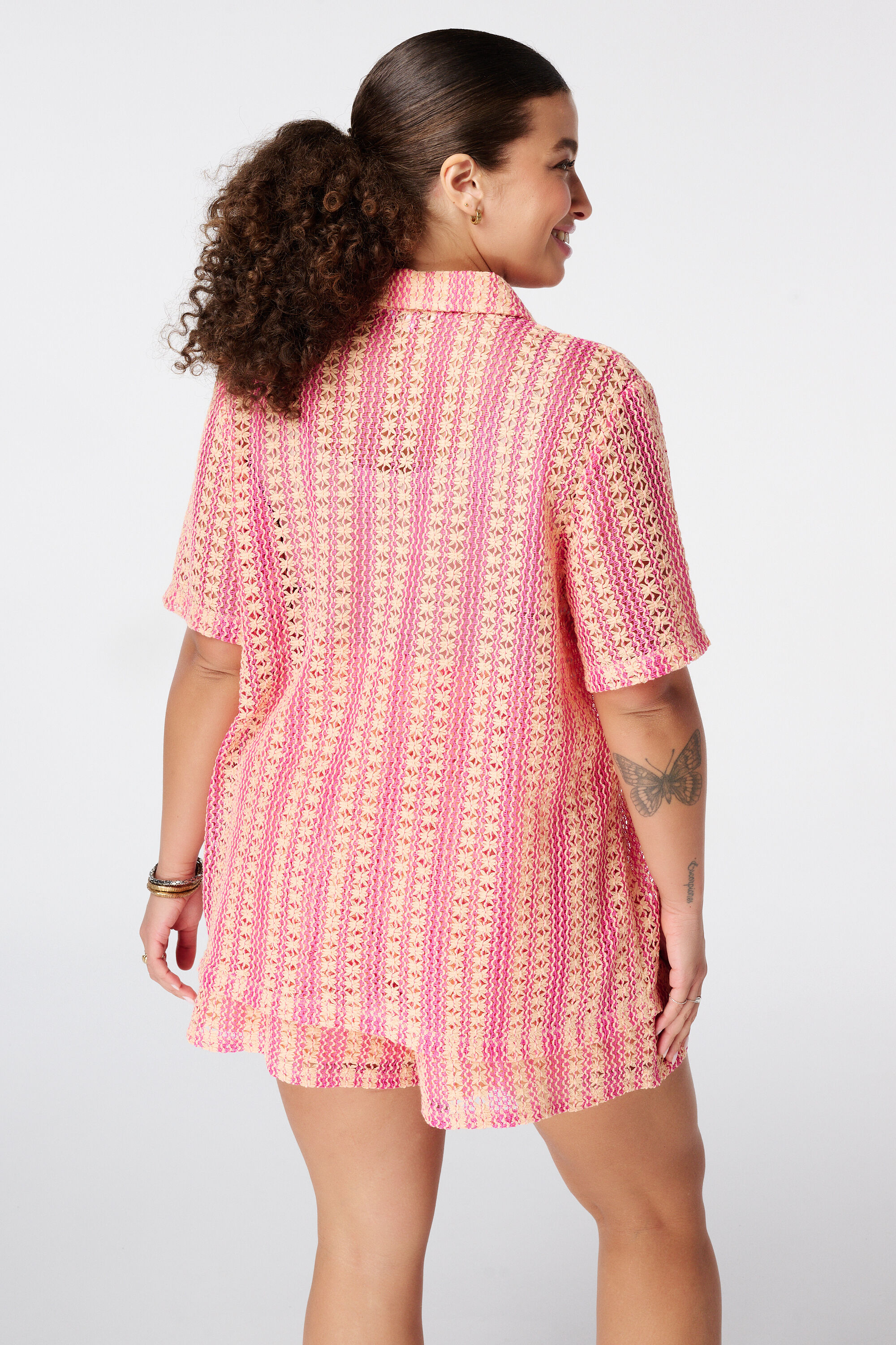 Crochet Polo Top image number 3