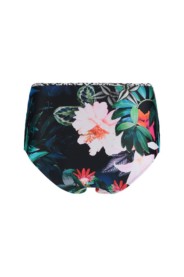 Sapph hohe Bikinihose mit Sport-Mesh - Caló des Moro image number 1