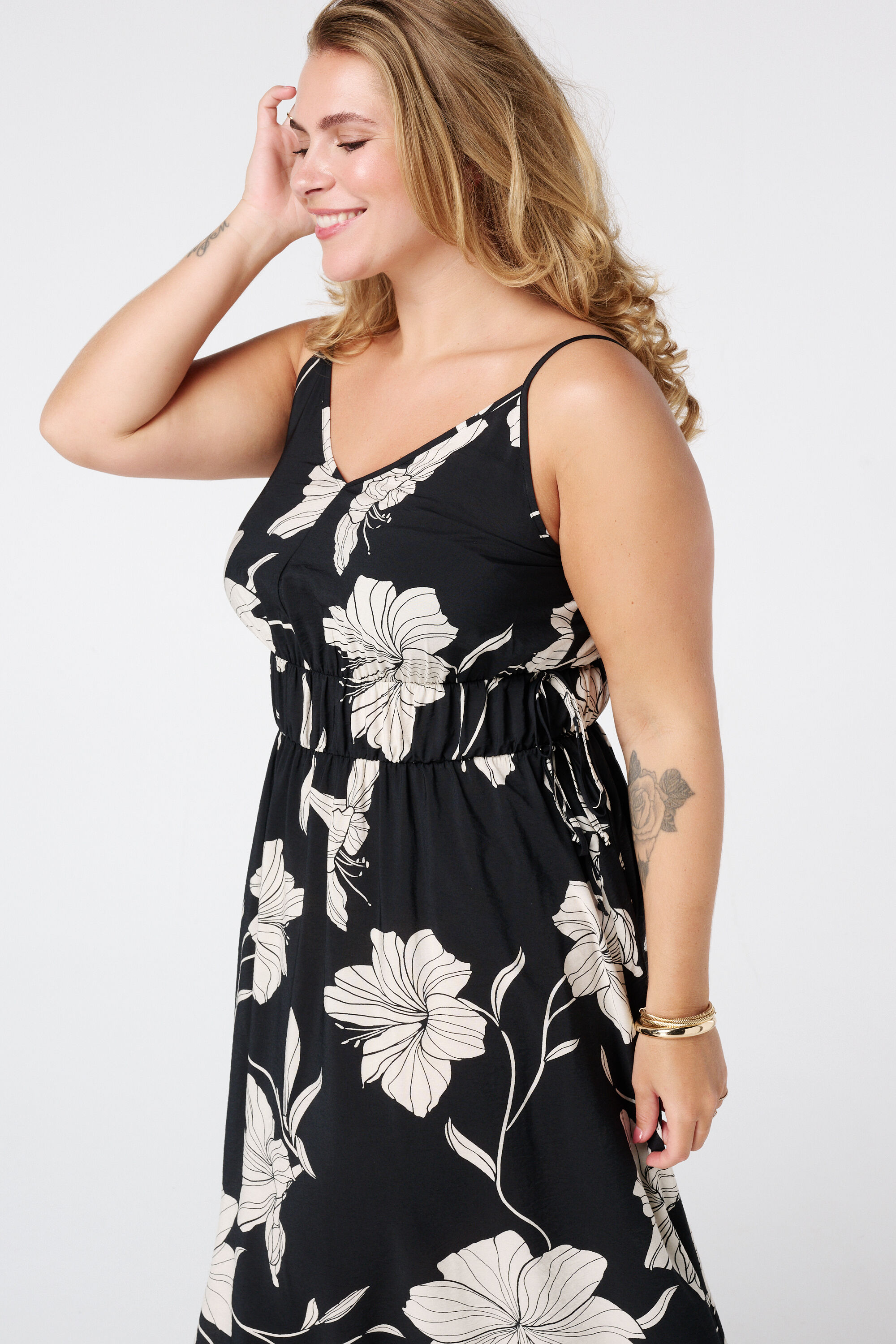 Maxikleid mit Blumen-Print image number 5