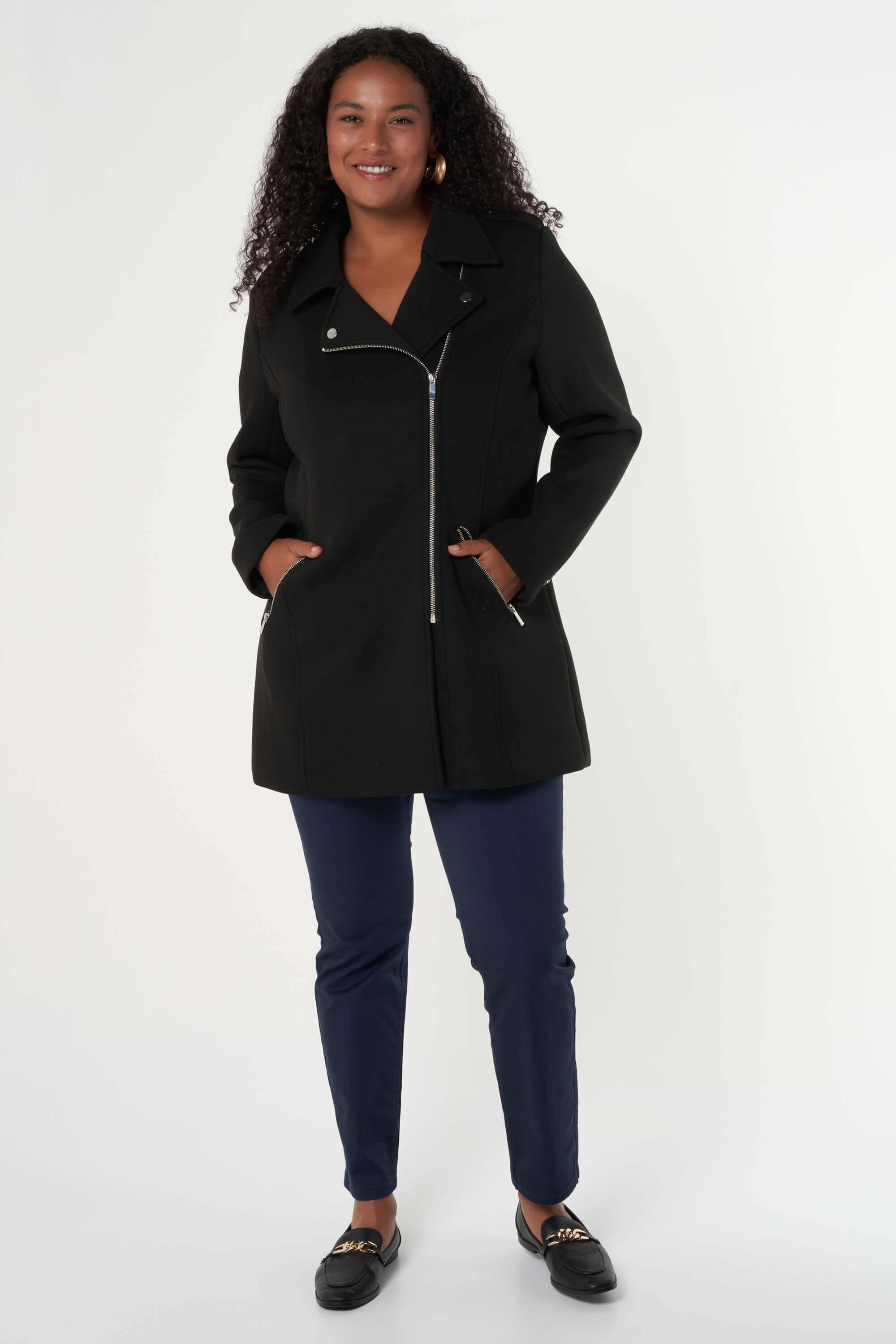 Gef&uuml;tterte Bikerjacke image number 5