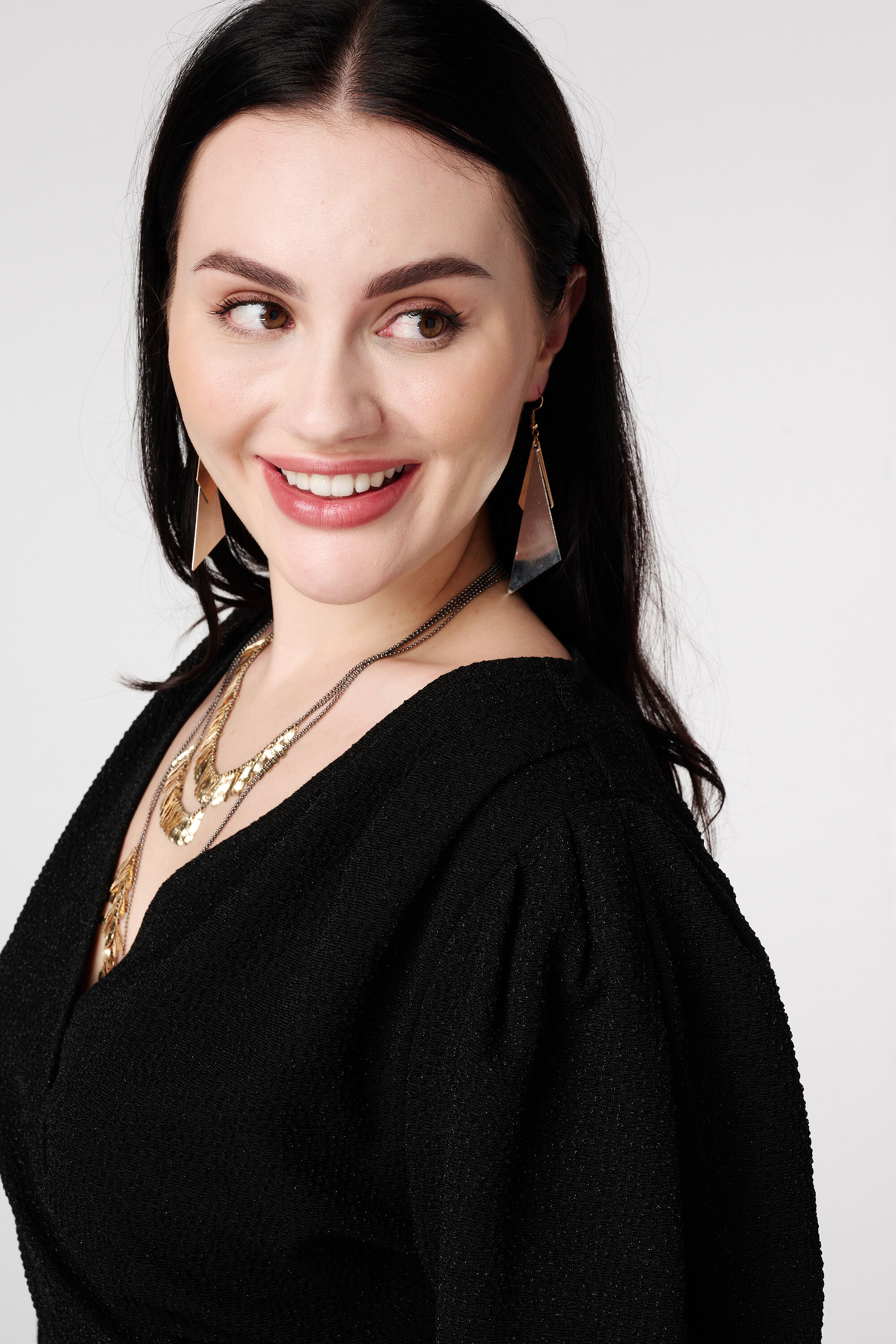 Glitzer-Top im Wickeloptik image number 4