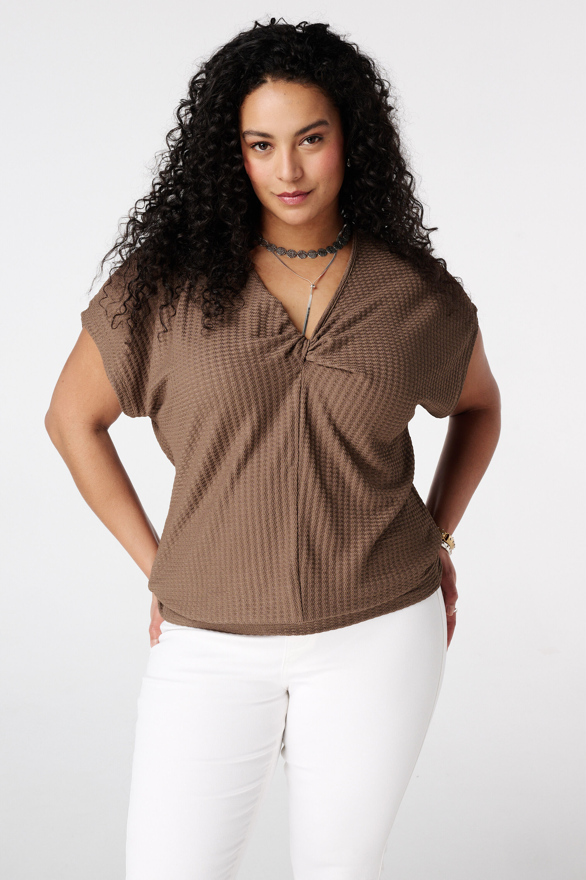 Top mit Fl&uuml;gel&auml;rmeln