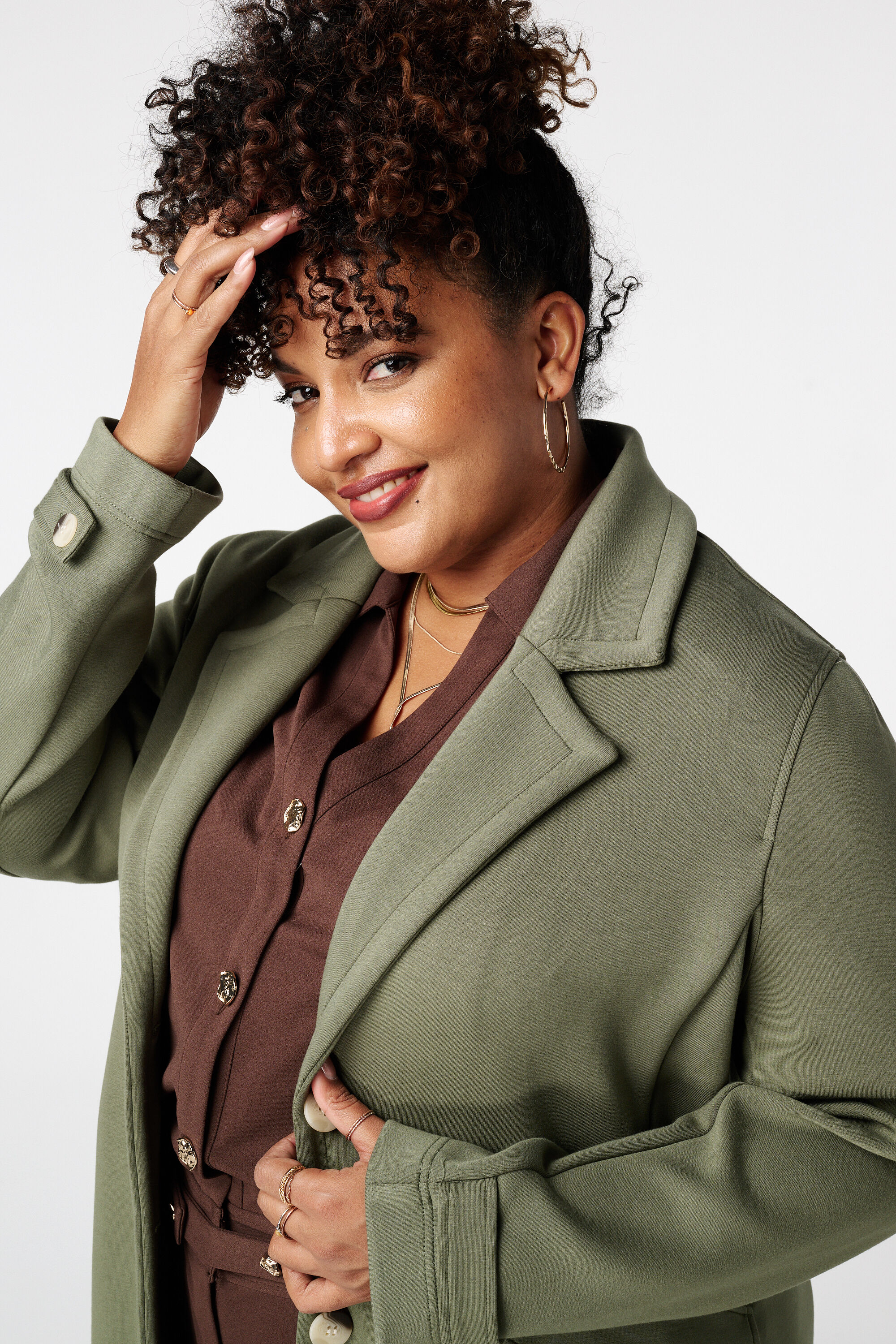 Mantel mit Knopfverschluss image number 4