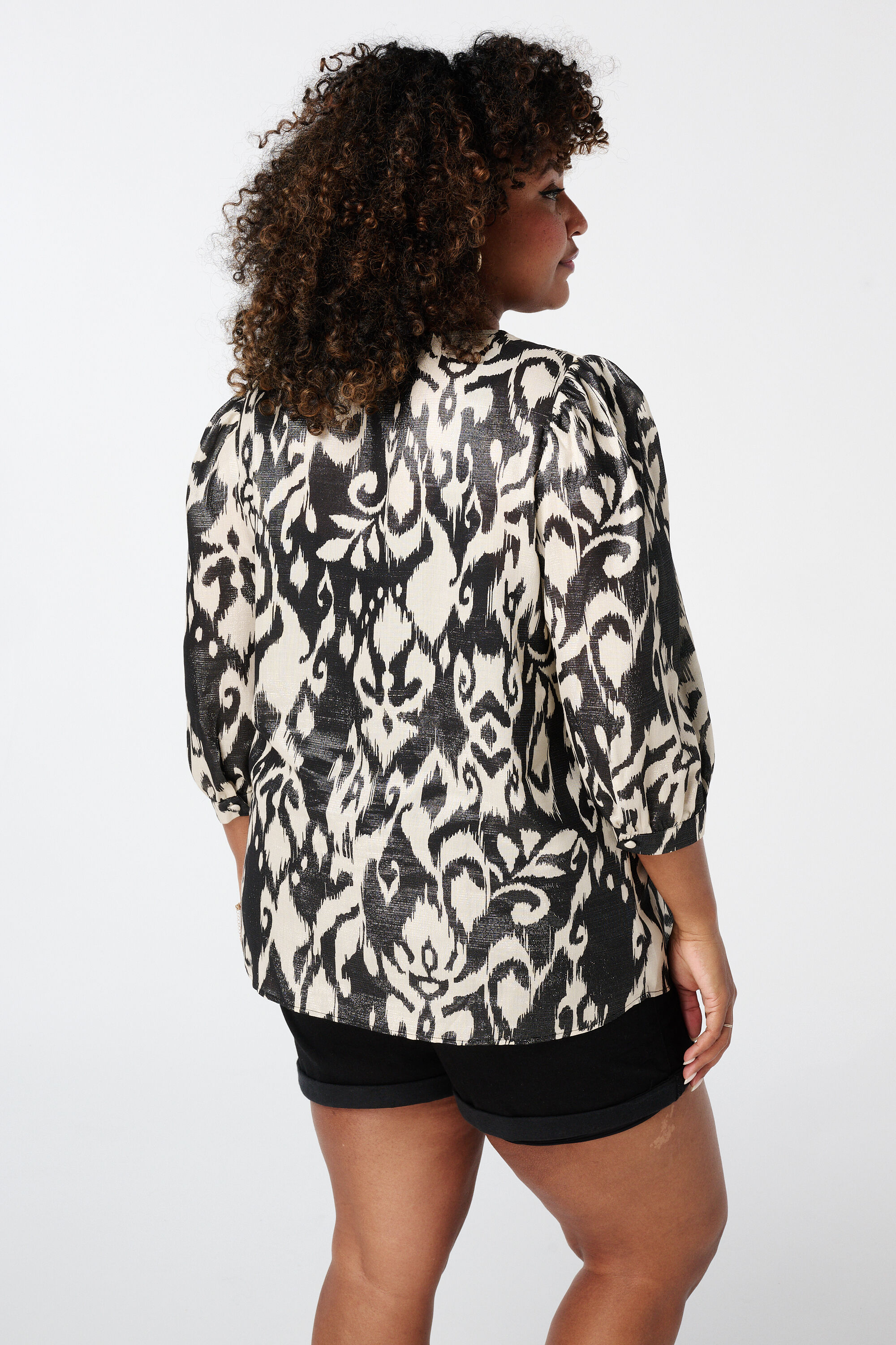 Bluse mit Print image number 3