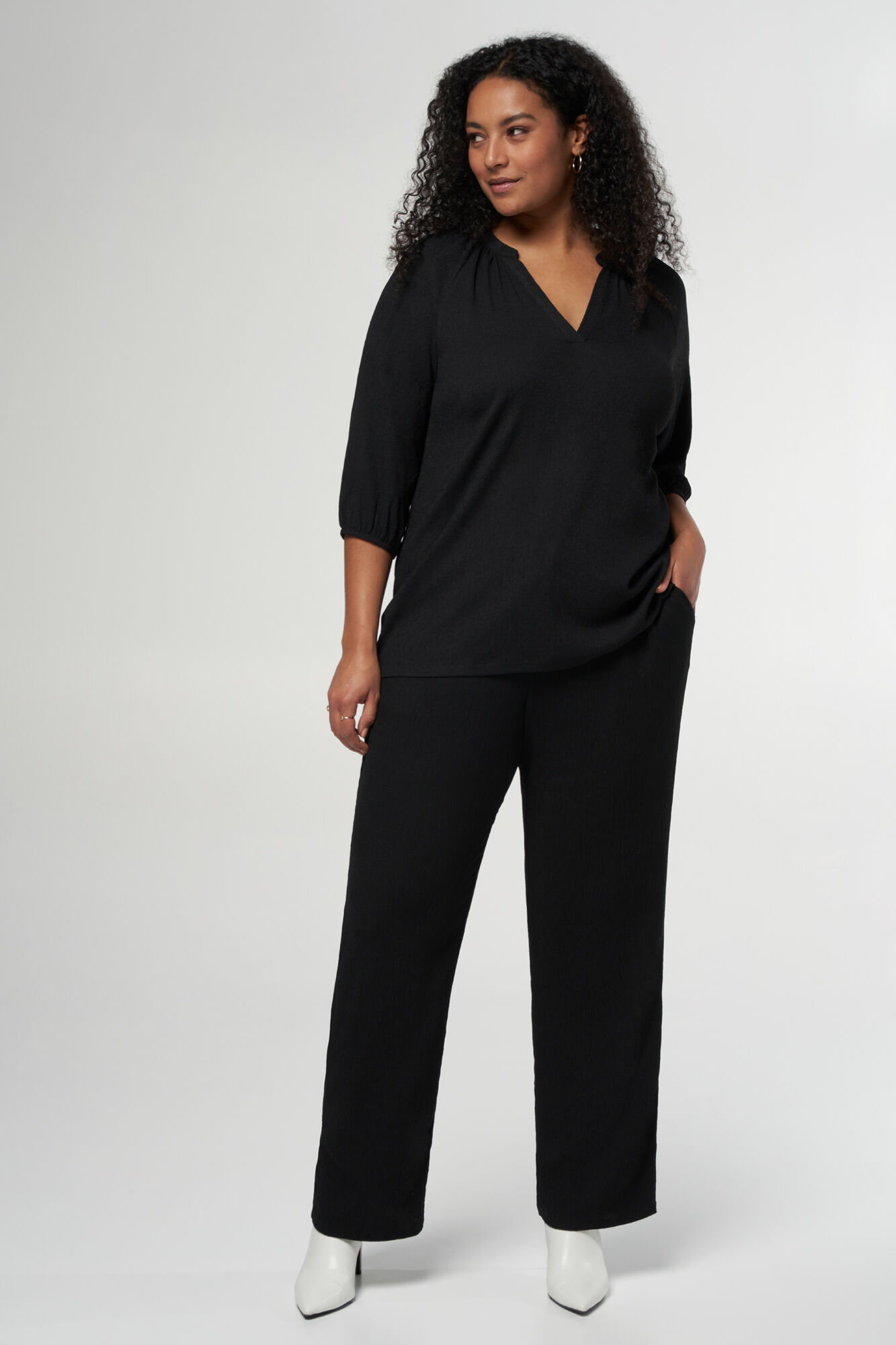 Top mit Dreiviertel&auml;rmeln  image number 6