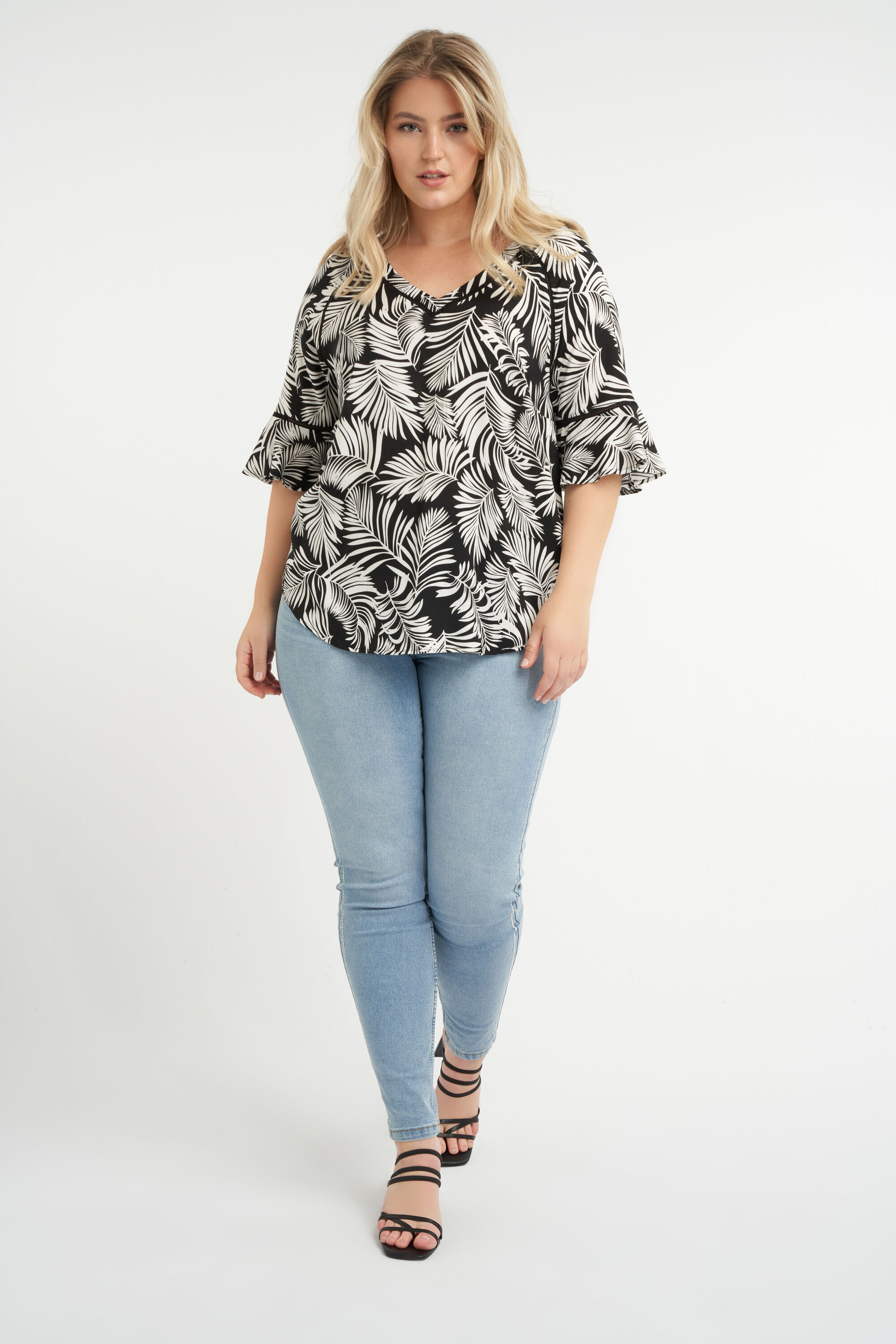 Bluse mit Blumen-Print image number 5