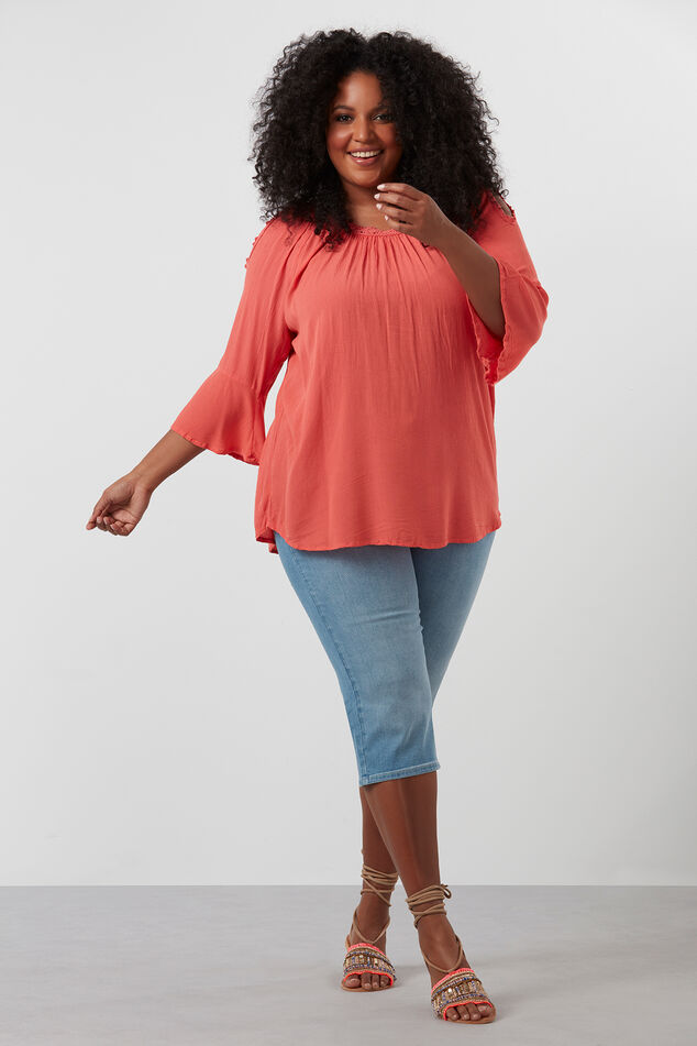 Bell-Sleeve Bluse image number 0