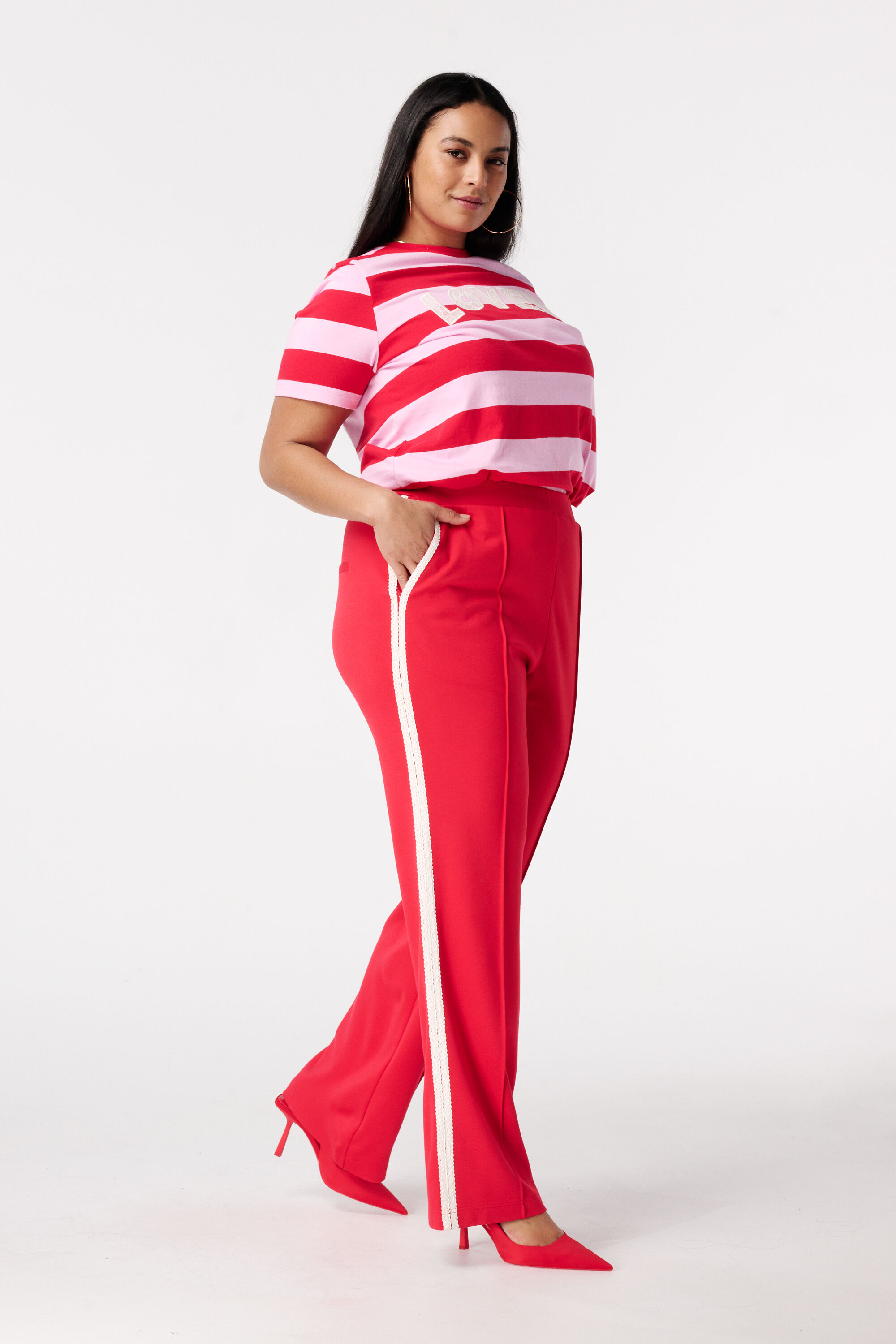 Hose mit Seitenstreifen