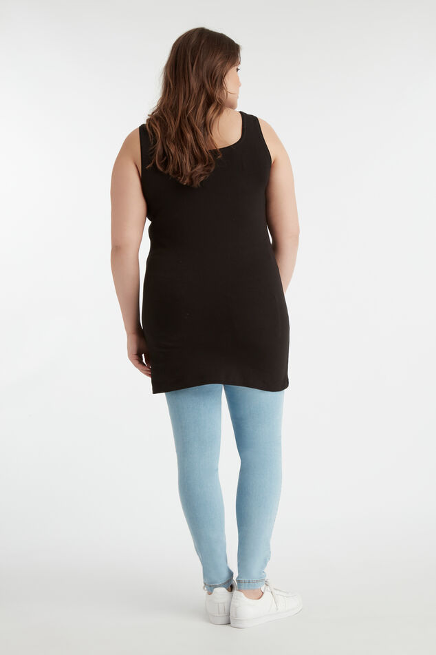 Langes Cami-Top aus Baumwolle image number 4