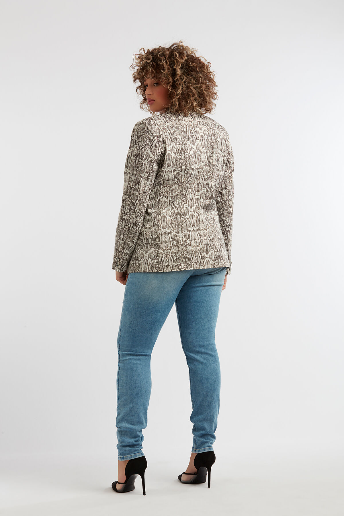 Blazer mit Schlangen-Print image number 3