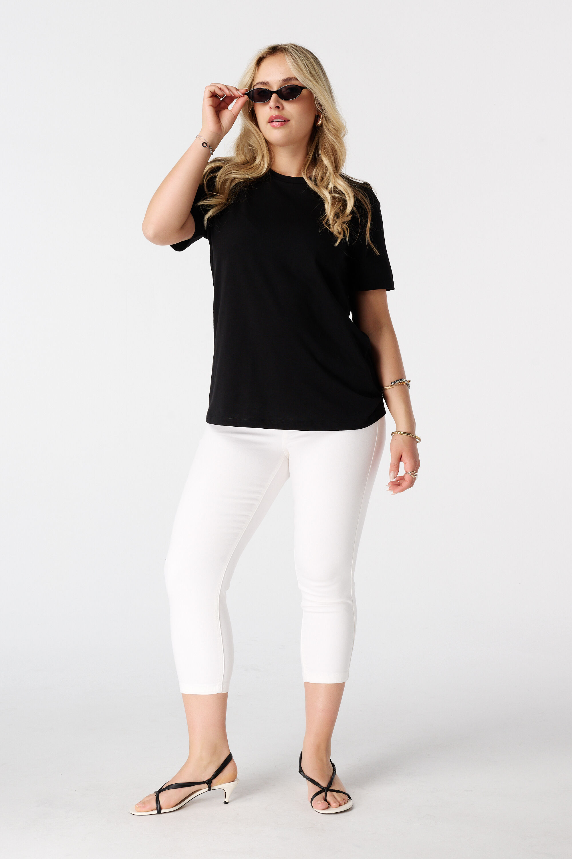 Capri Treggings in Denim Optik