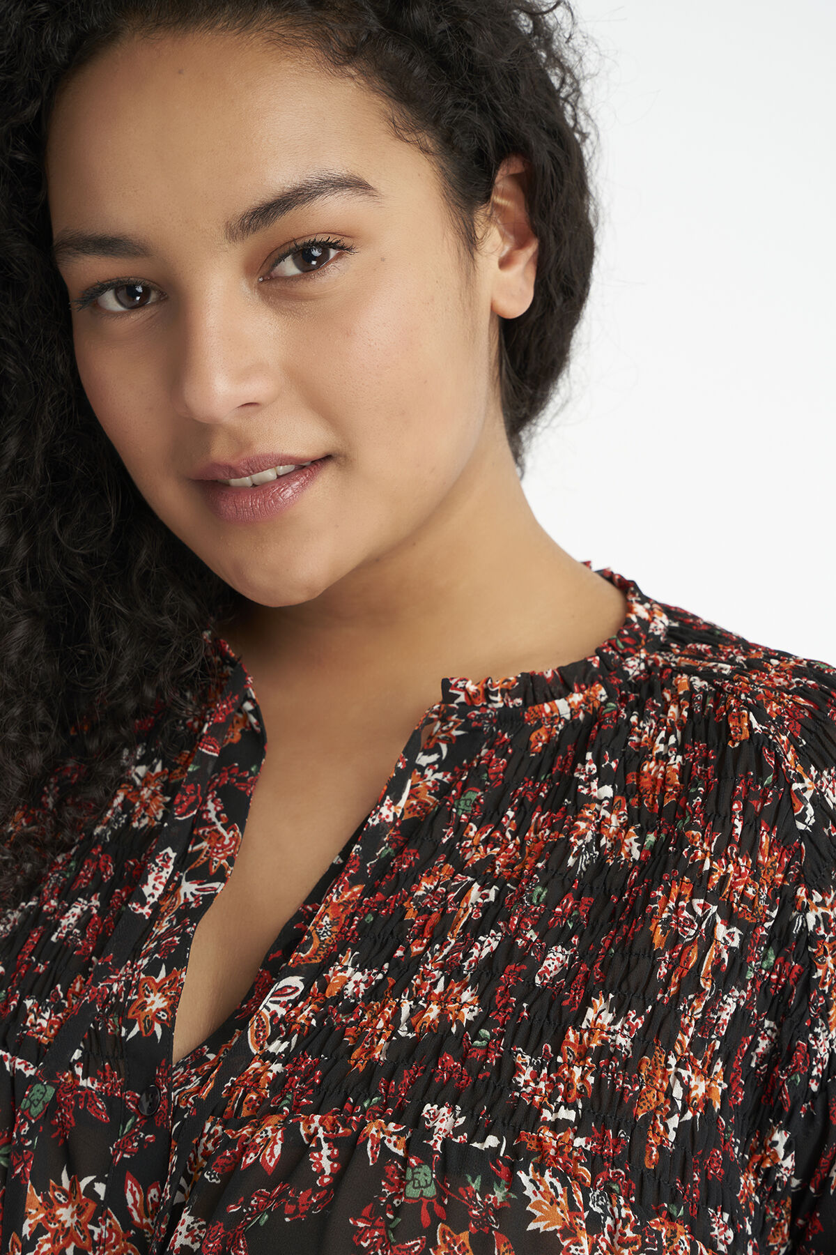 Bluse mit Print image number 4