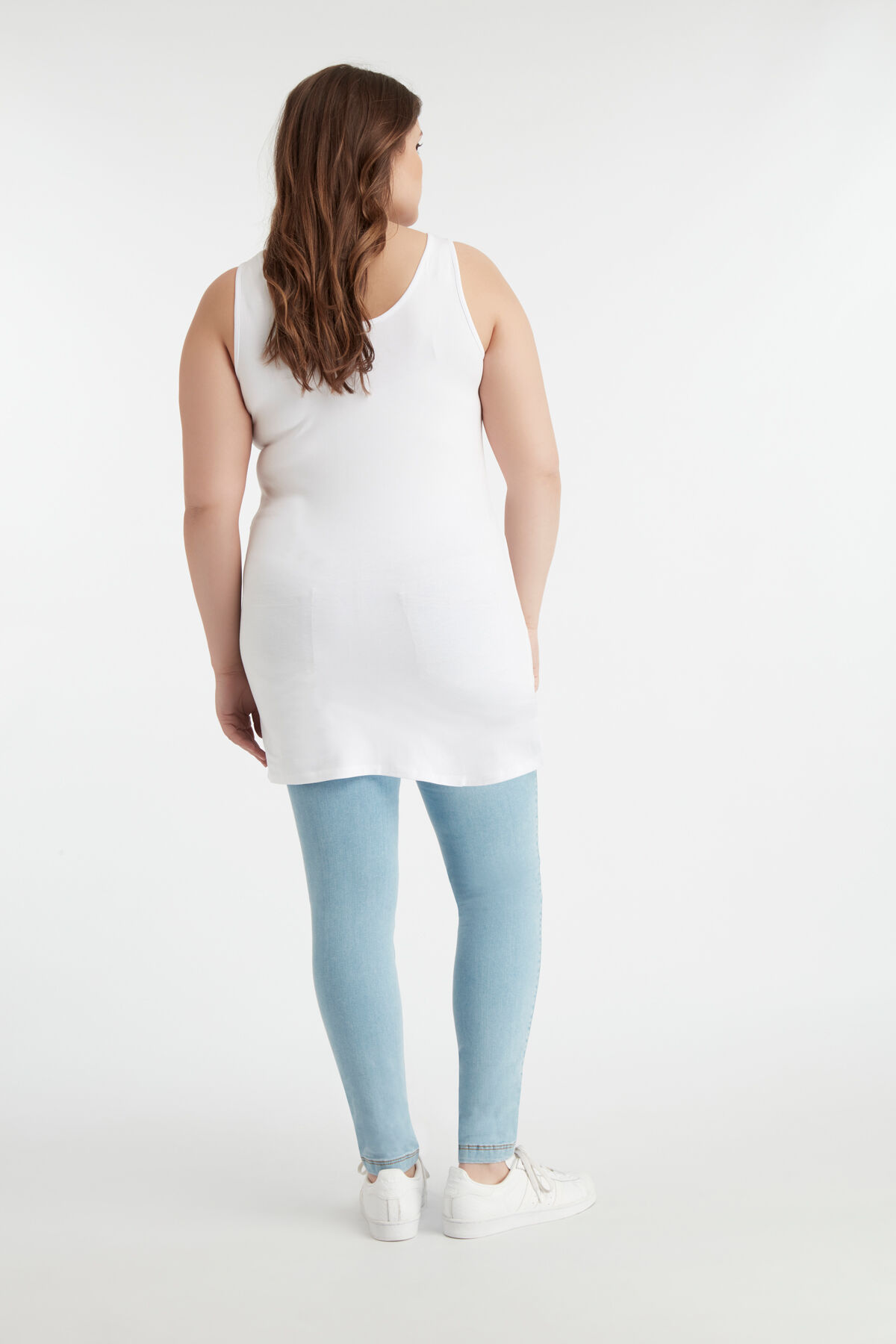 Langes Cami-Top aus Baumwolle image number 4