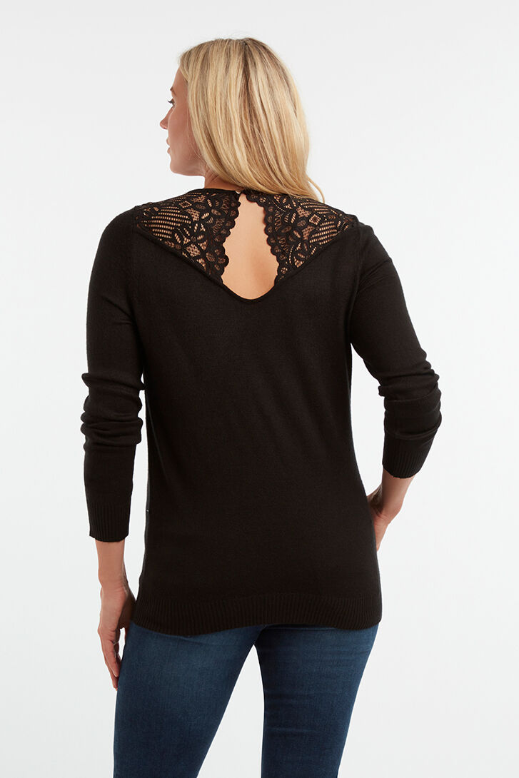 Sweatshirt mit Spitze image number 5