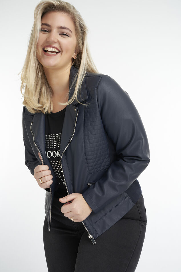 PU-Kunstlederjacke image number 0