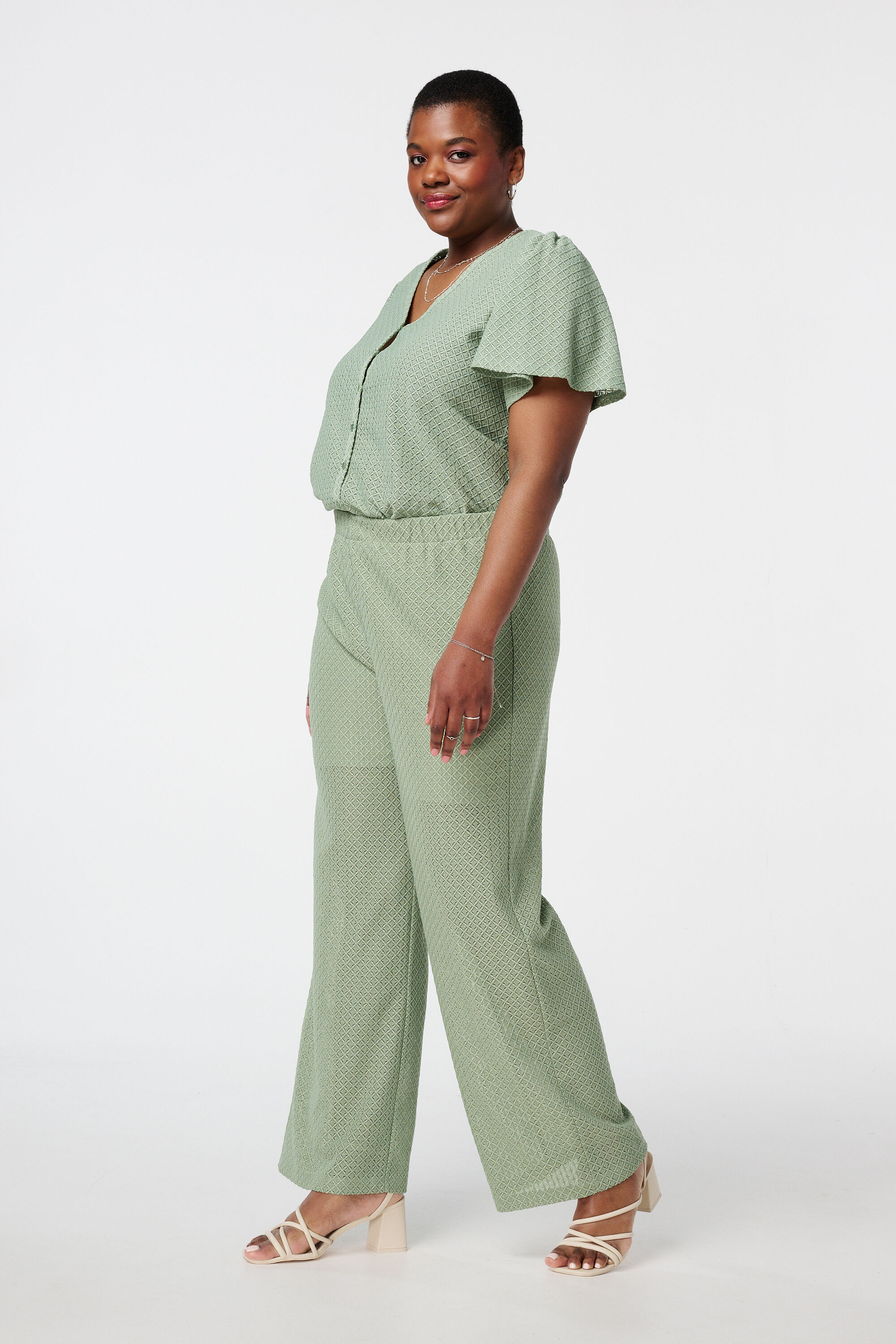 Texturiertes jersey Top image number 5