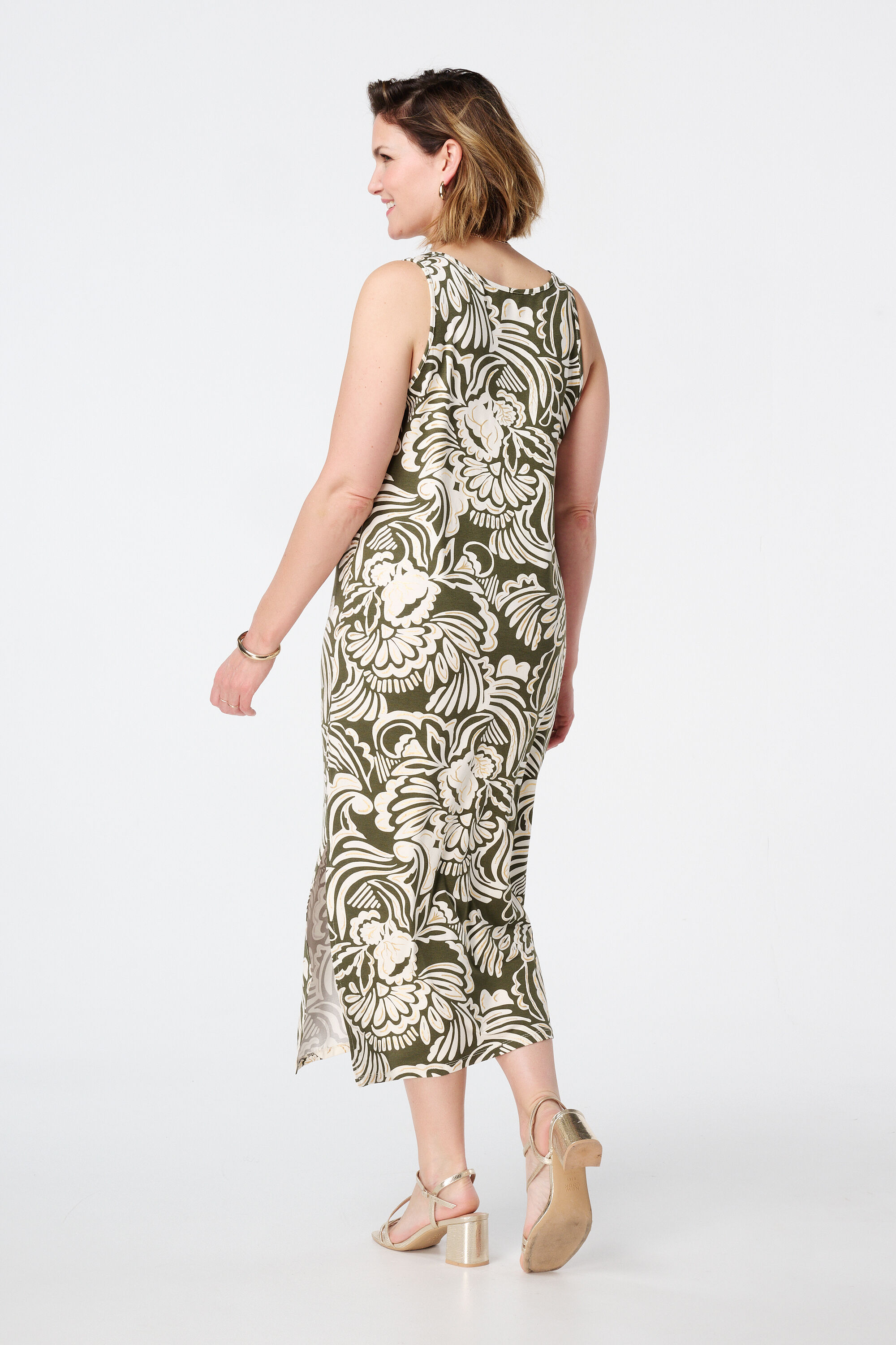 Maxikleid mit metallischen Verzierungen image number 3