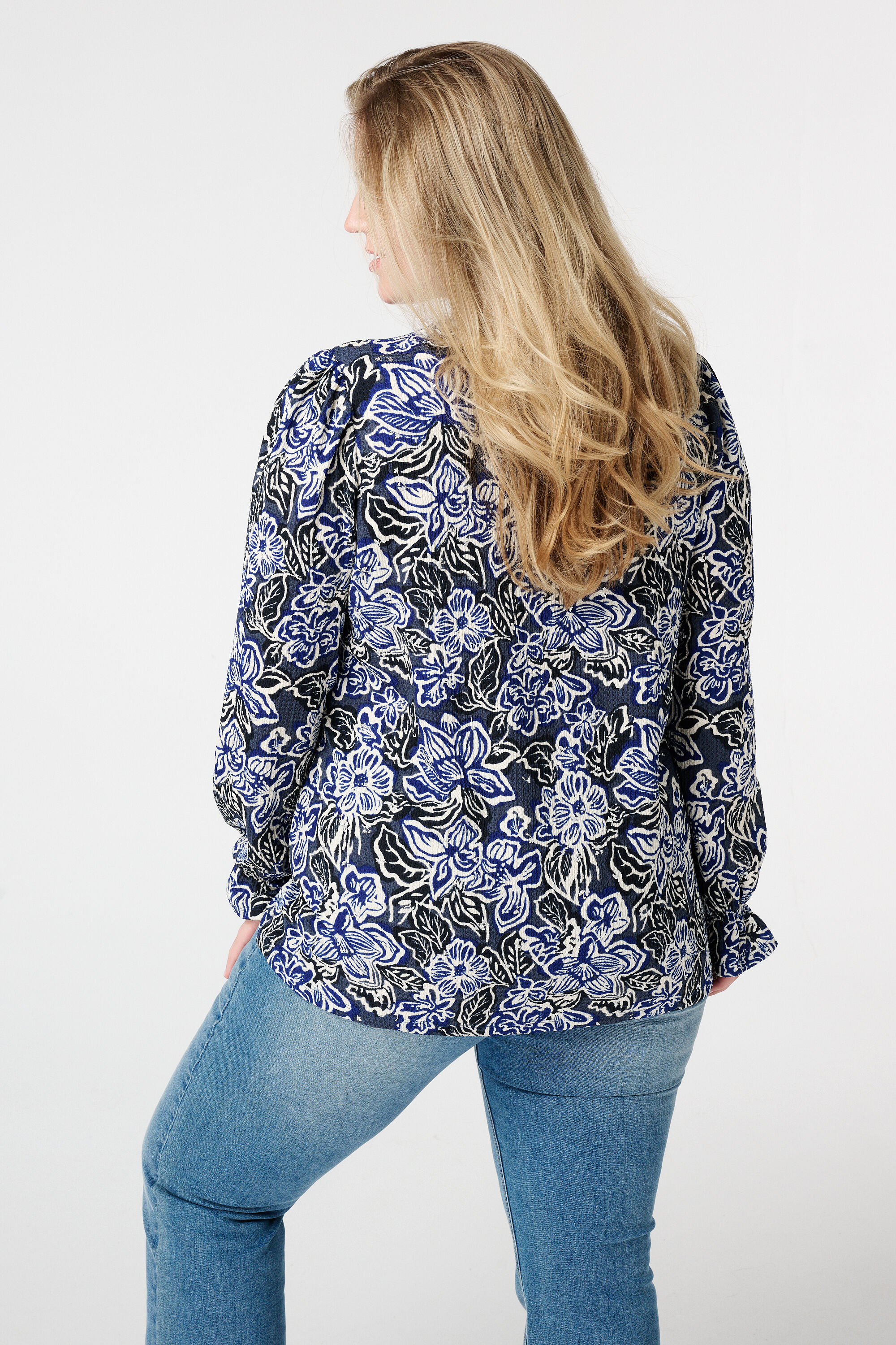 Bedrucktes und strukturiertes Top image number 3