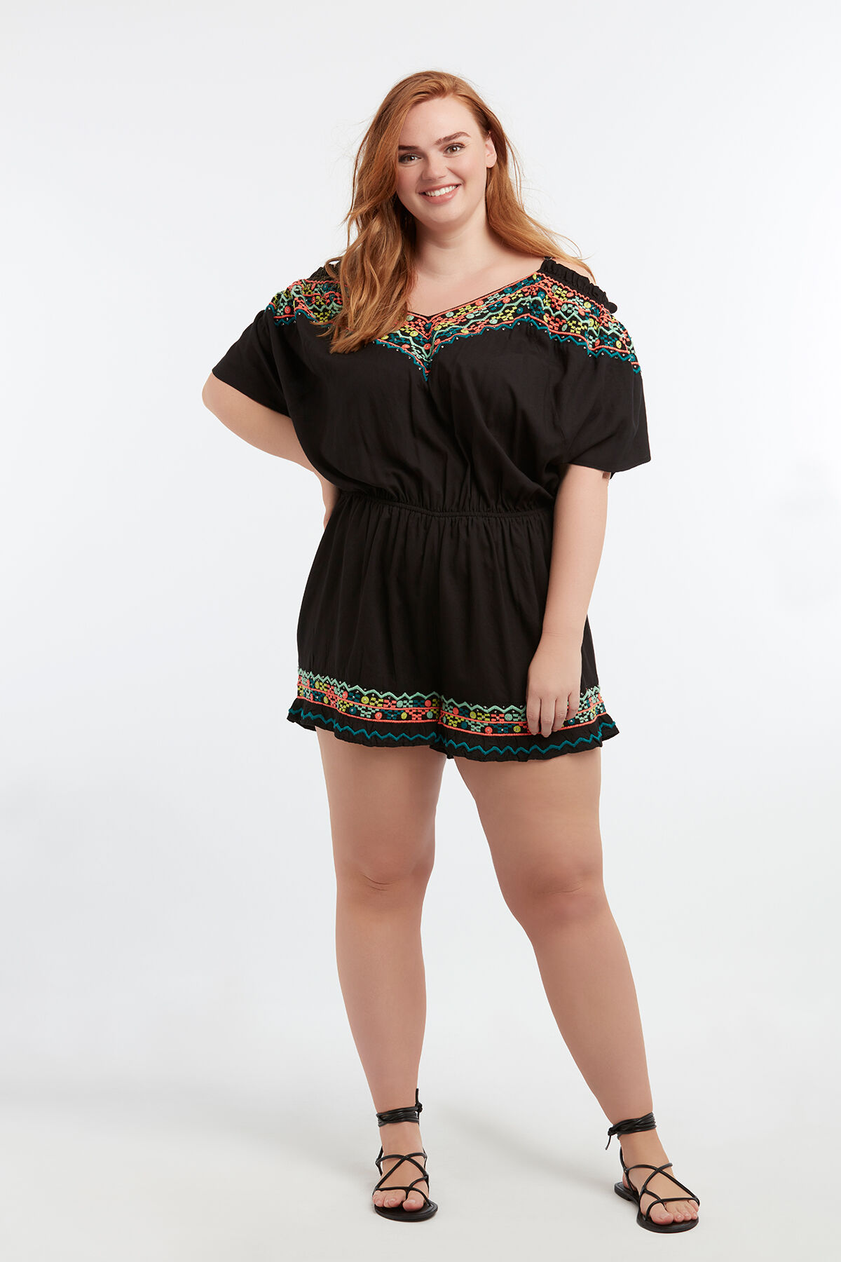 Playsuit mit offener Schulter image number 3