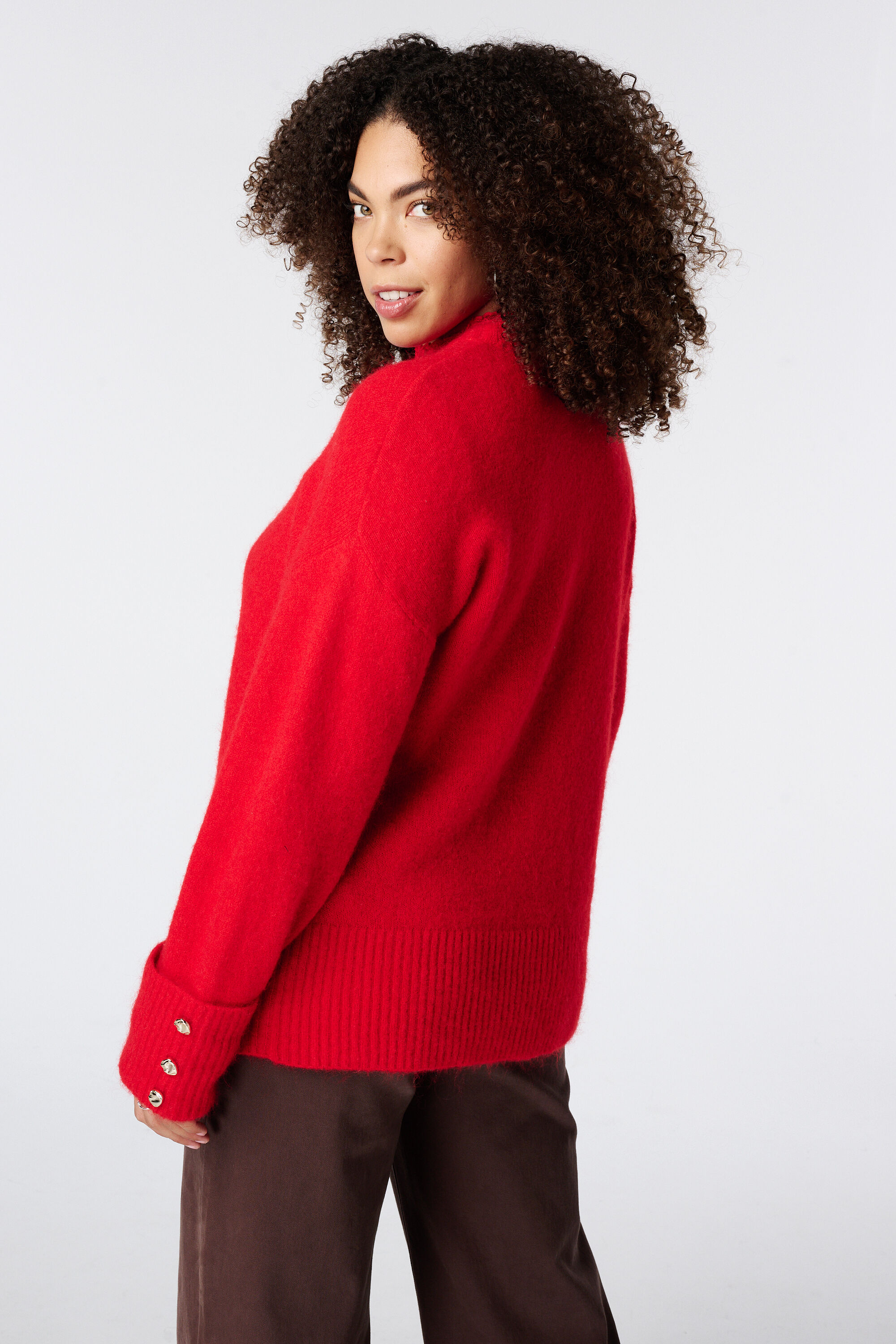 Pullover mit Manschettenkn&ouml;pfen image number 3